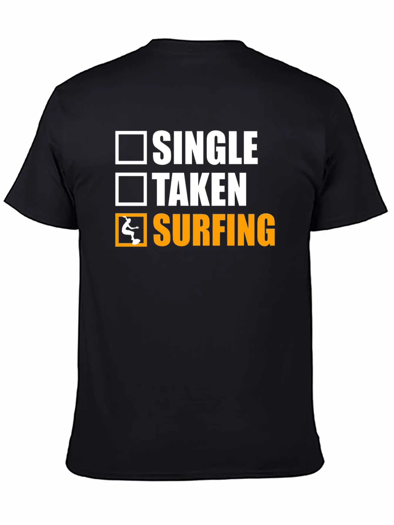 Surfing Is My Girlfriend Essential Unisex Summer Tee – Soft Cotton Casual Fit