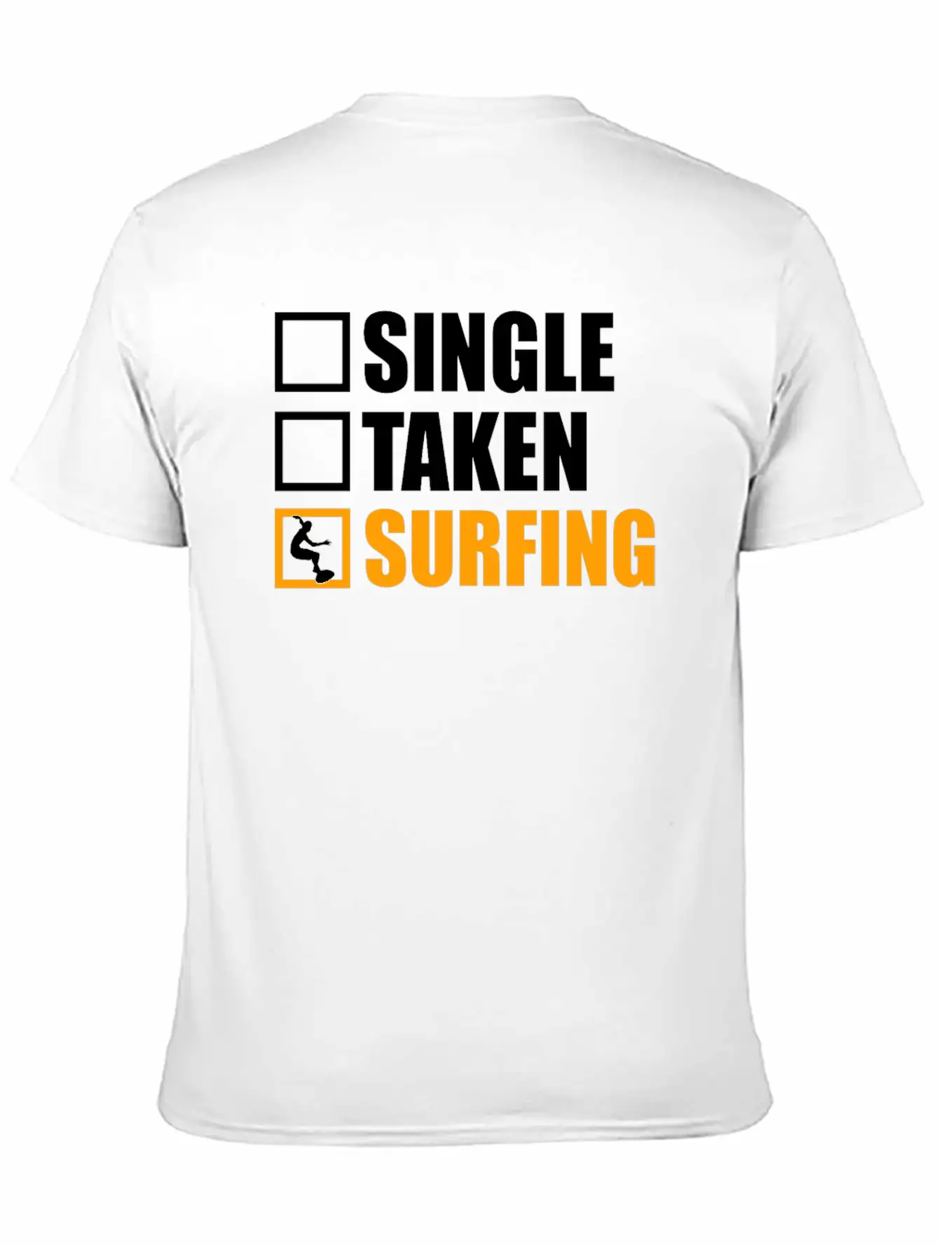 Surfing Is My Girlfriend Essential Unisex Summer Tee – Soft Cotton Casual Fit