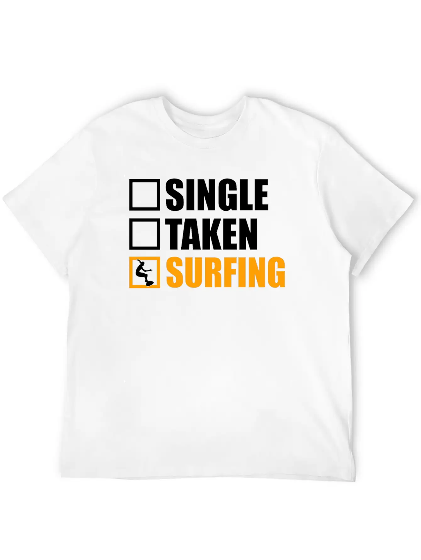 Surfing Is My Girlfriend Essential Unisex Summer Tee – Soft Cotton Casual Fit