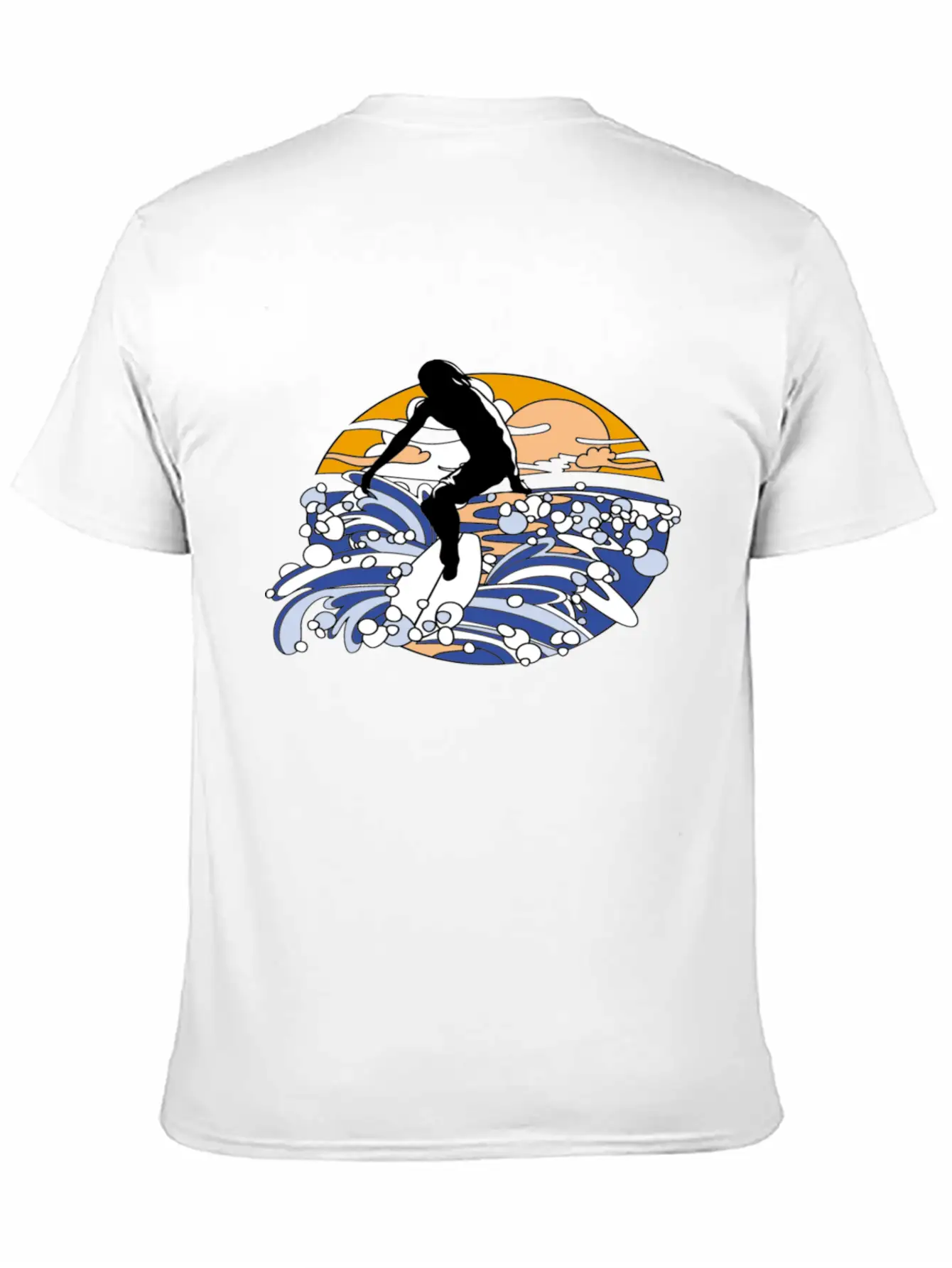 Surfing Man Timeless Short Sleeve Tee – Comfy And Minimalist Design