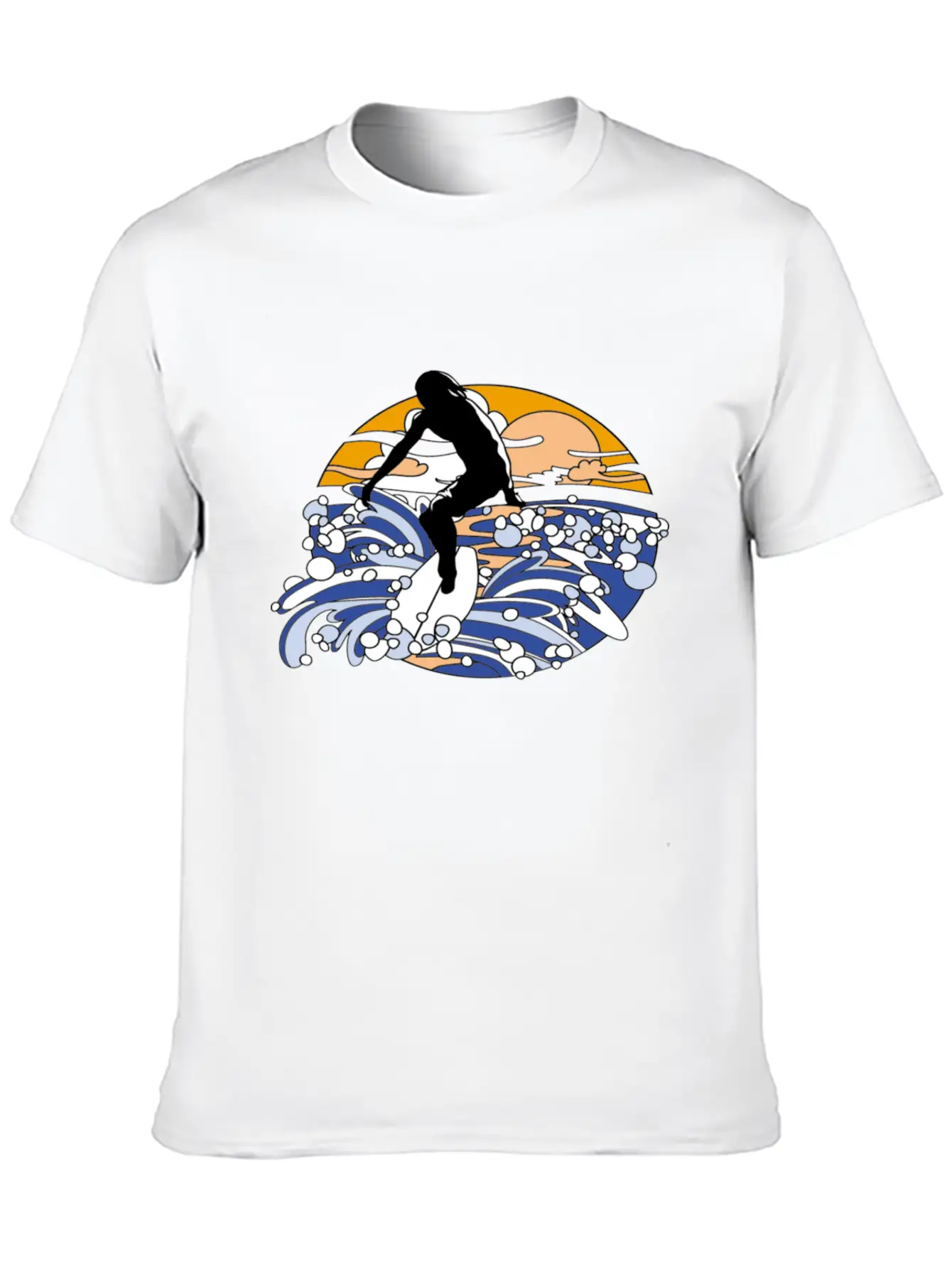 Surfing Man Timeless Short Sleeve Tee – Comfy And Minimalist Design