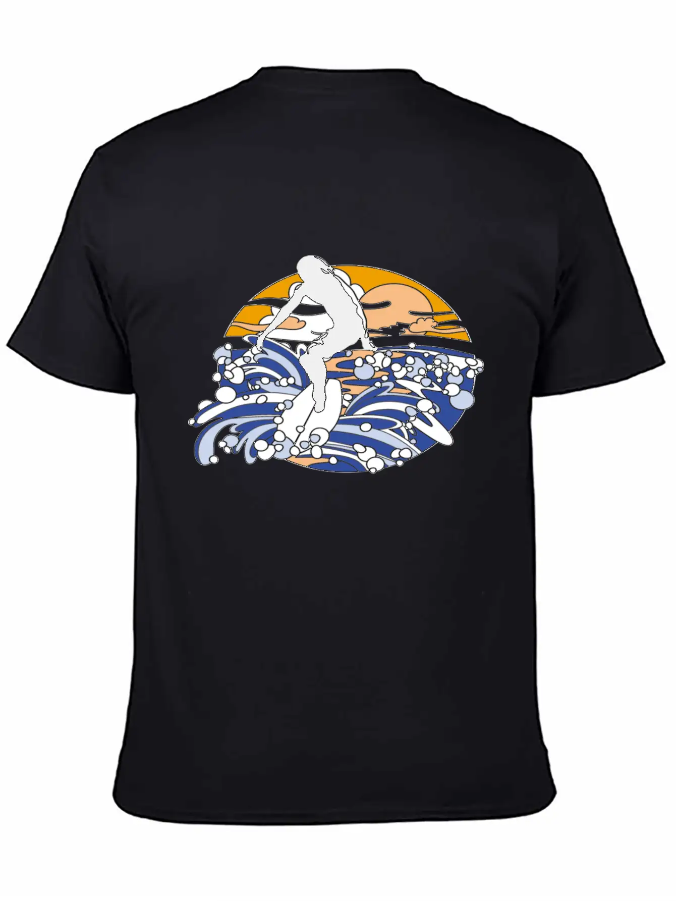 Surfing Man Timeless Short Sleeve Tee – Comfy And Minimalist Design