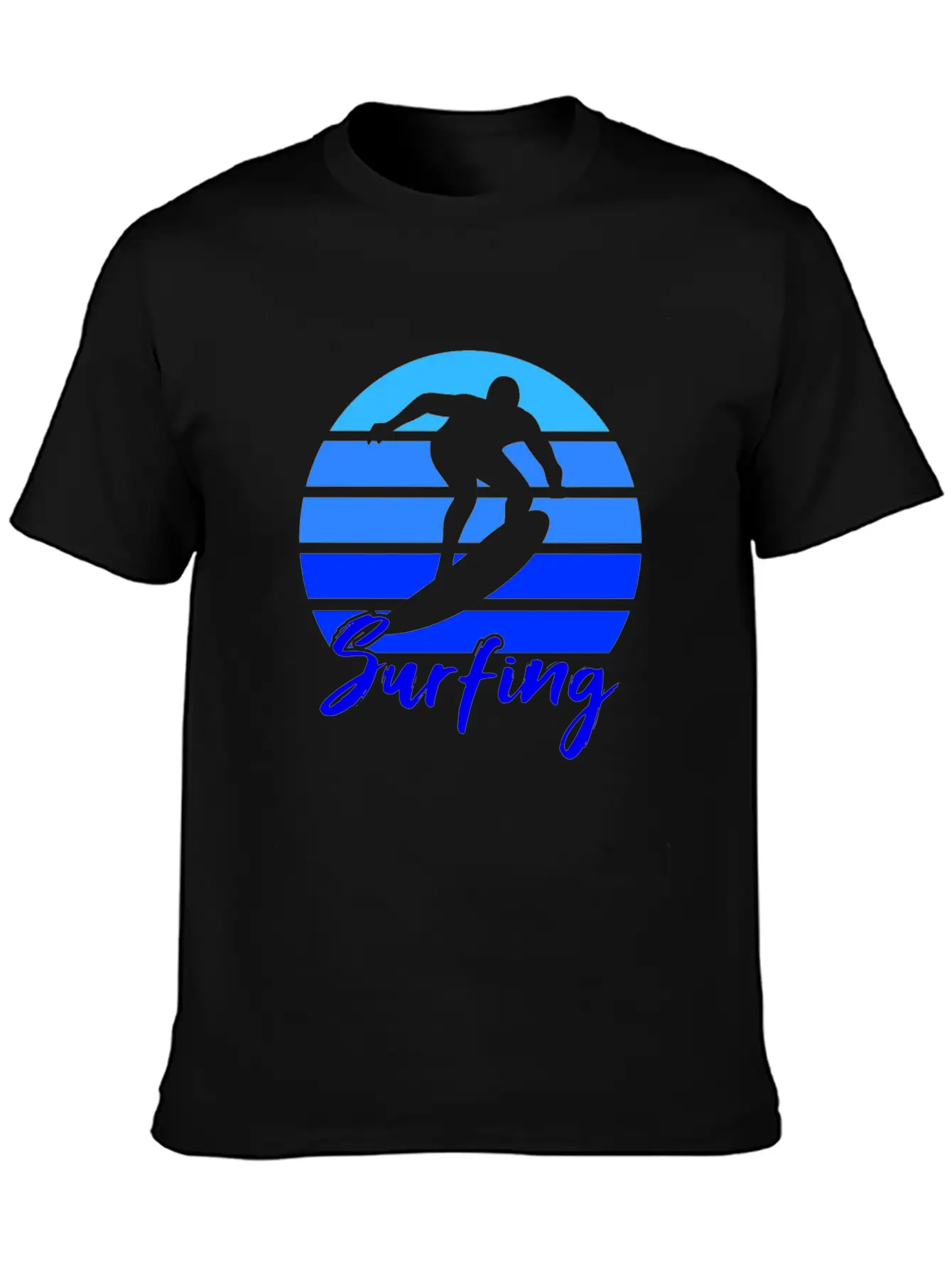 Surfing Retro Unisex Short Sleeve Soft Cotton T-Shirt – Casual Everyday Wear