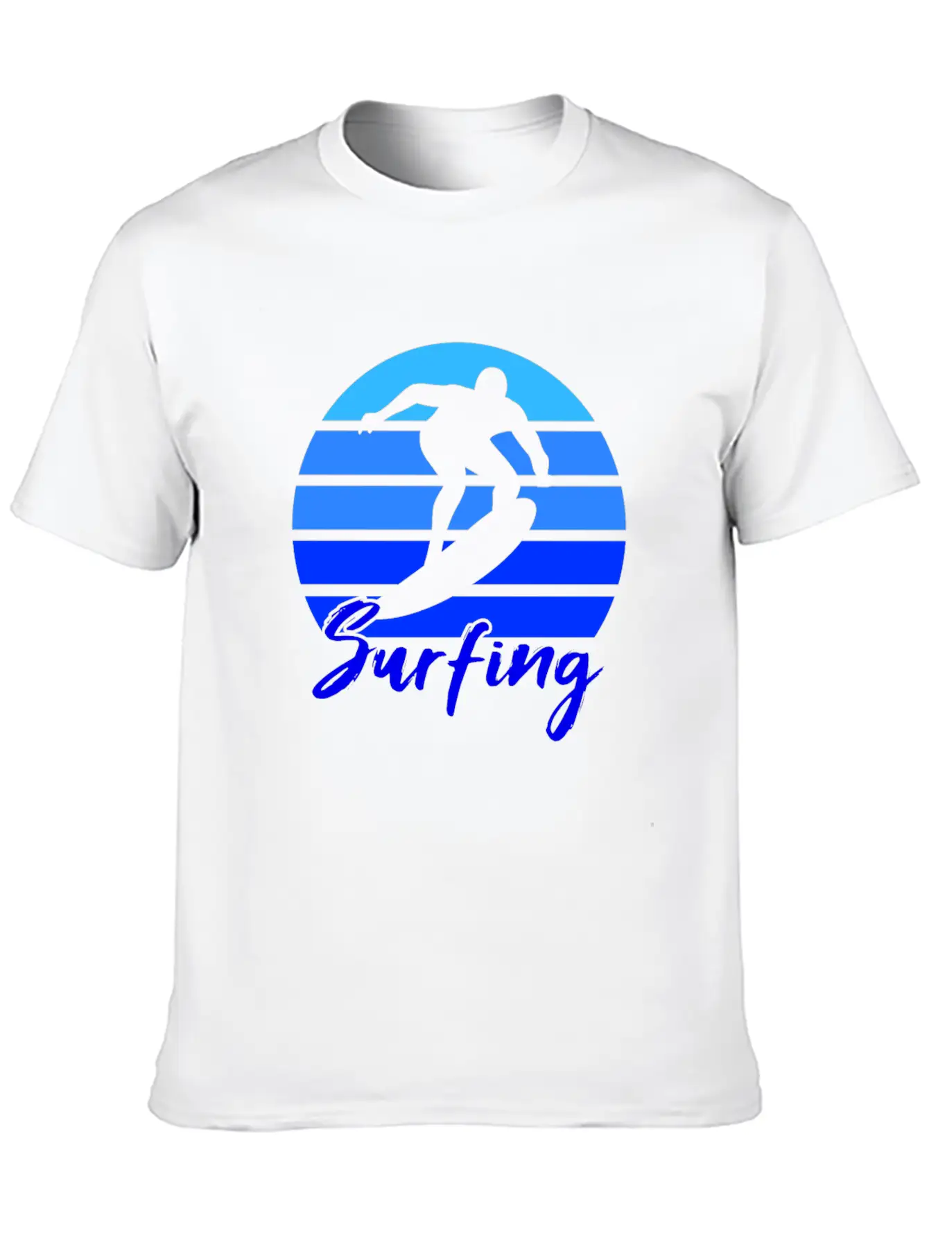 Surfing Retro Unisex Short Sleeve Soft Cotton T-Shirt – Casual Everyday Wear