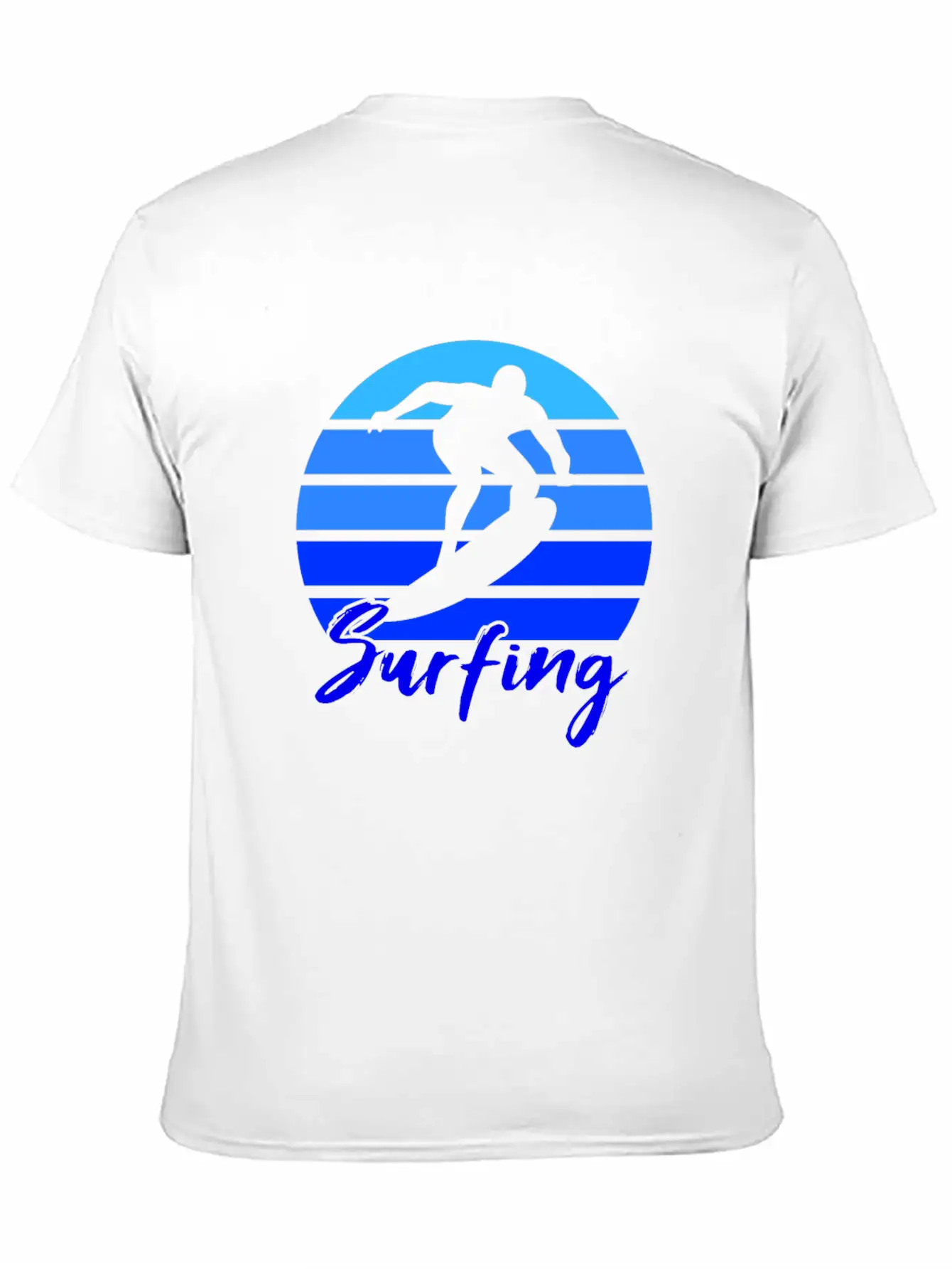 Surfing Retro Unisex Short Sleeve Soft Cotton T-Shirt – Casual Everyday Wear