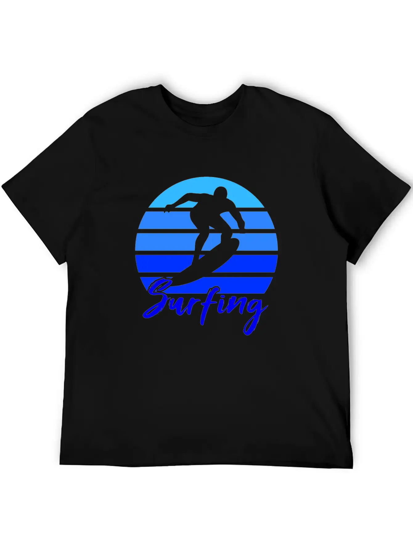 Surfing Retro Unisex Short Sleeve Soft Cotton T-Shirt – Casual Everyday Wear