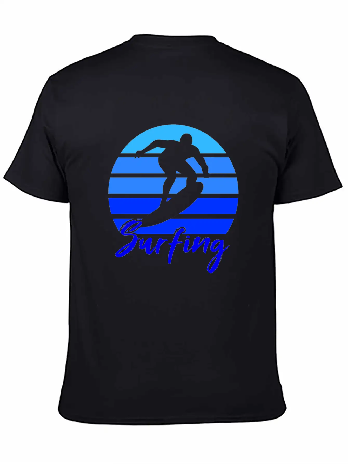 Surfing Retro Unisex Short Sleeve Soft Cotton T-Shirt – Casual Everyday Wear