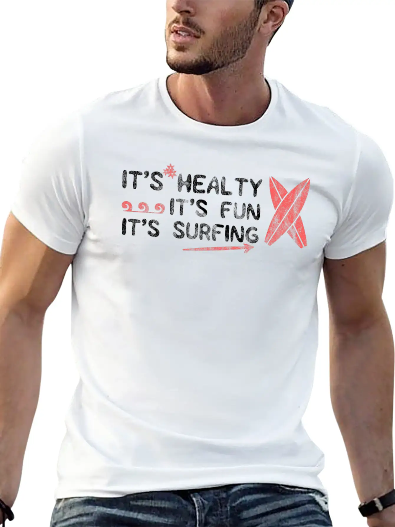 Surfing Surfer Surf Surfed Surfs Unisex Casual T-Shirt – Clean Design For Daily Comfort