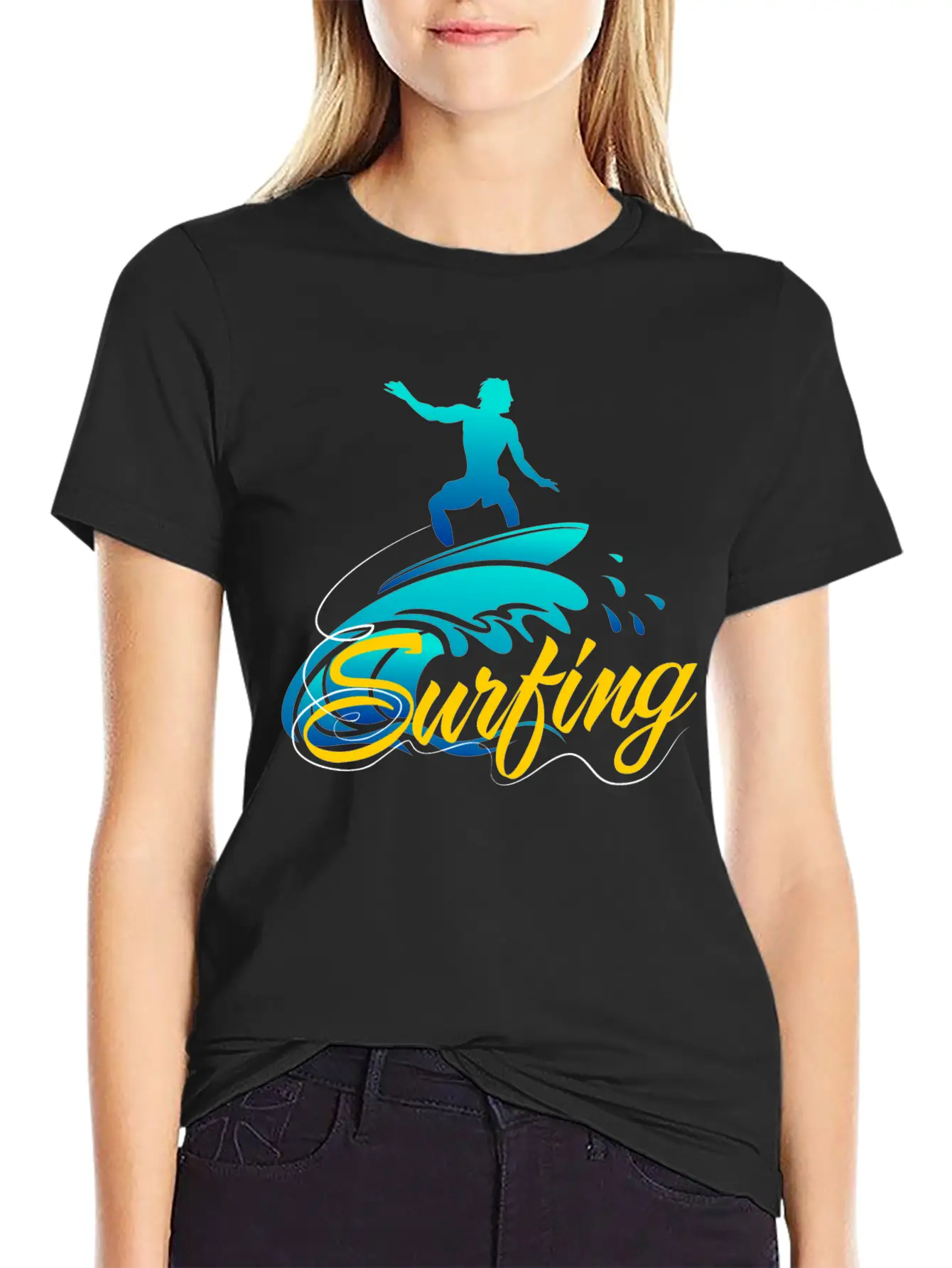 Surfing Timeless Short Sleeve Tee – Comfy And Minimalist Design