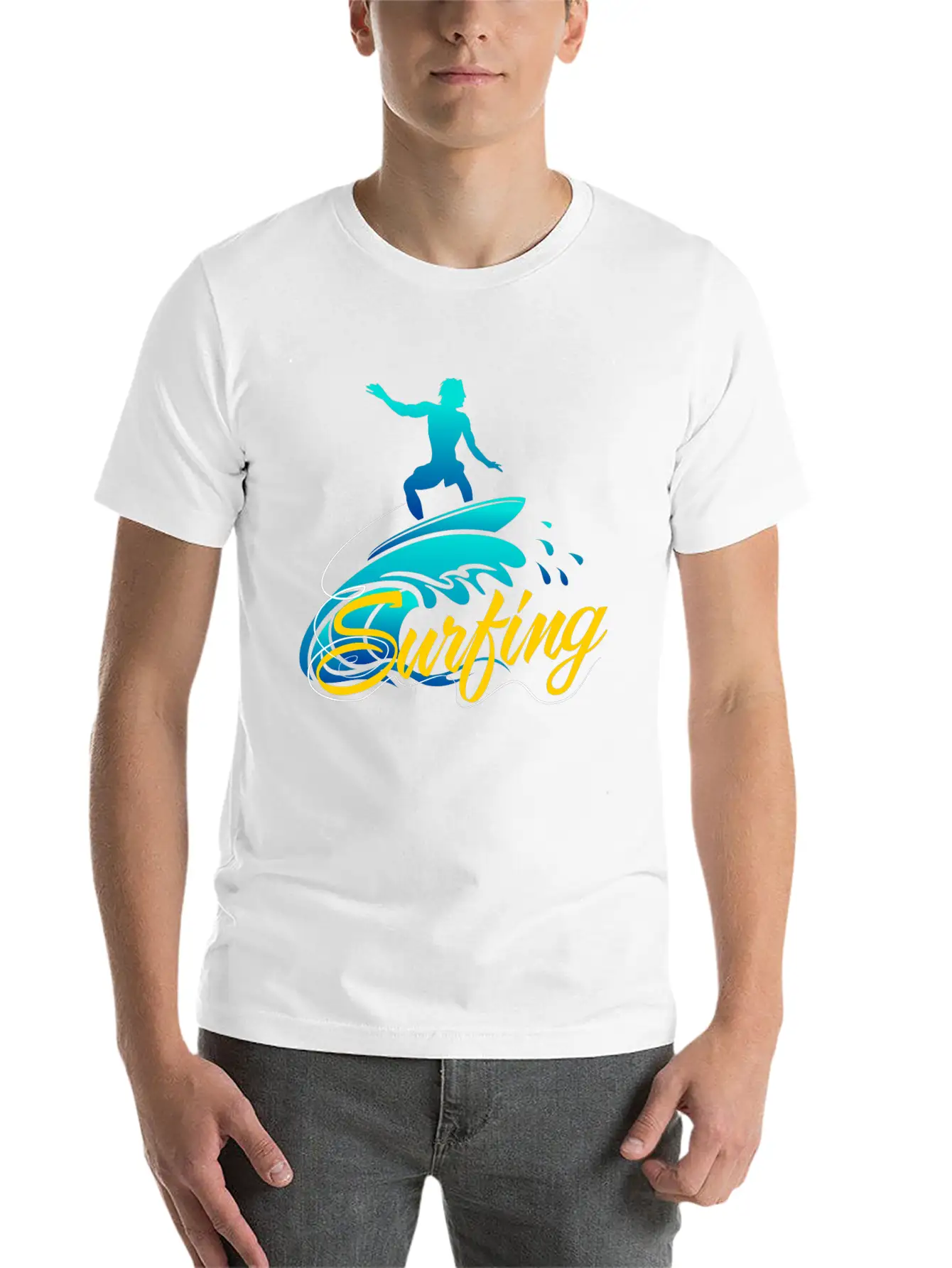 Surfing Timeless Short Sleeve Tee – Comfy And Minimalist Design