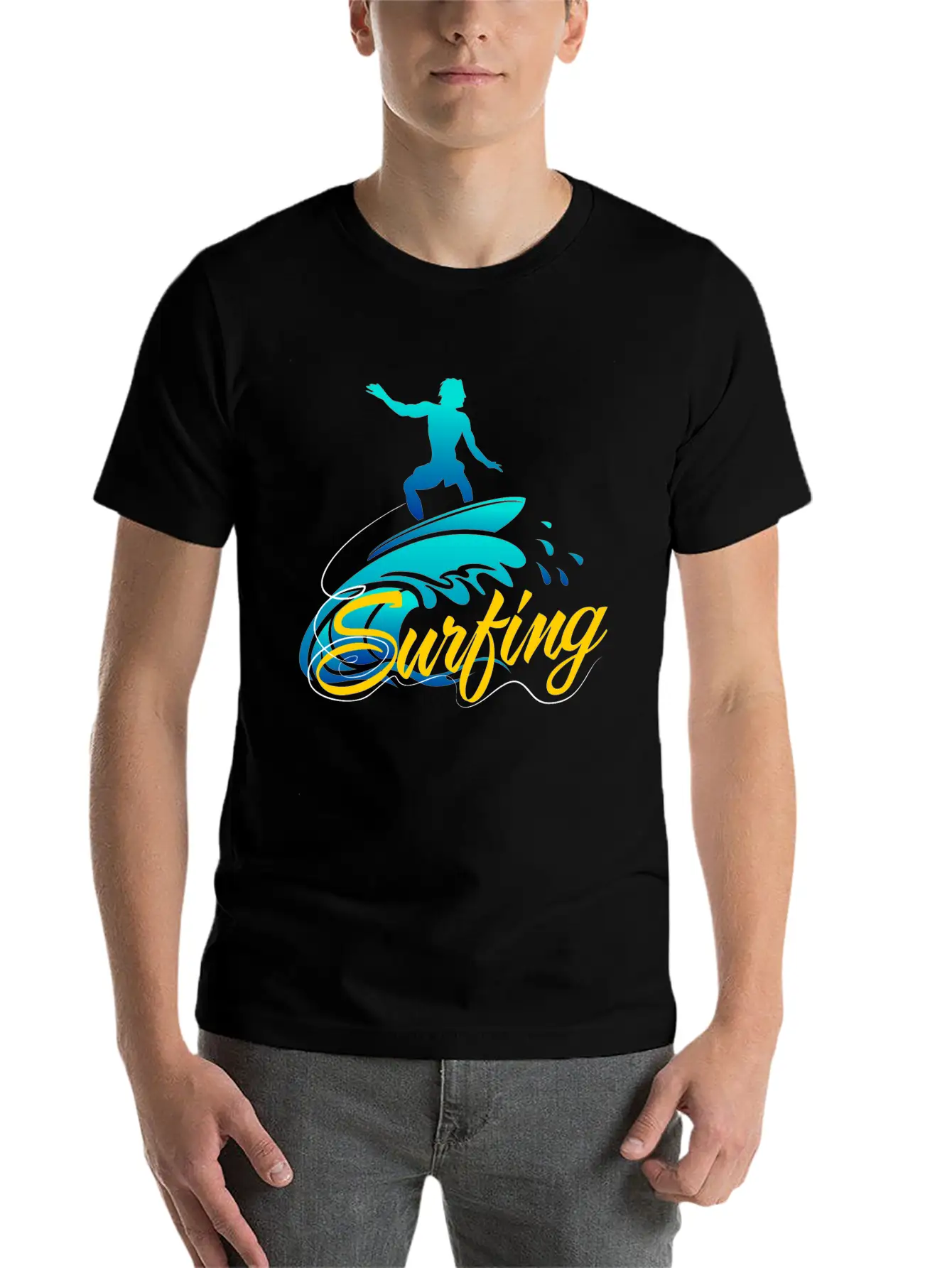 Surfing Timeless Short Sleeve Tee – Comfy And Minimalist Design