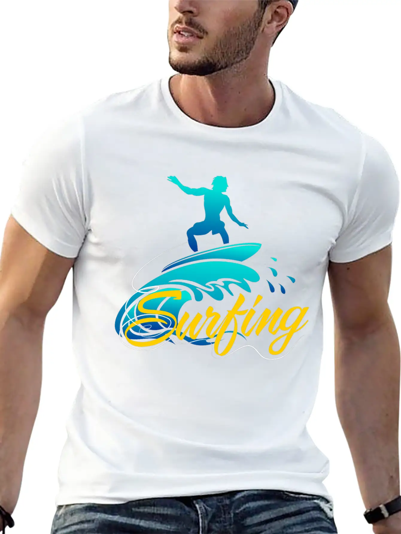 Surfing Timeless Short Sleeve Tee – Comfy And Minimalist Design
