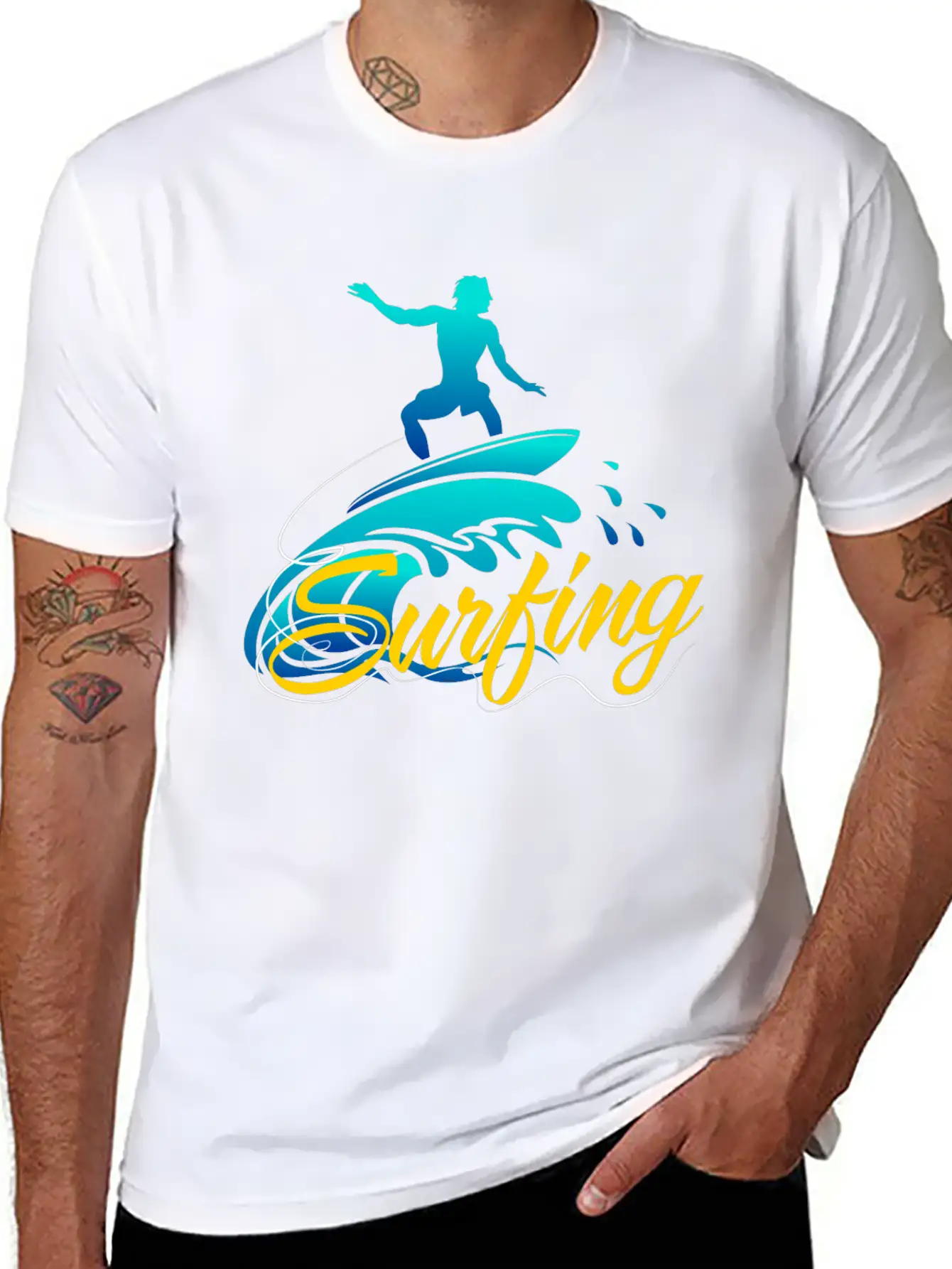 Surfing Timeless Short Sleeve Tee – Comfy And Minimalist Design