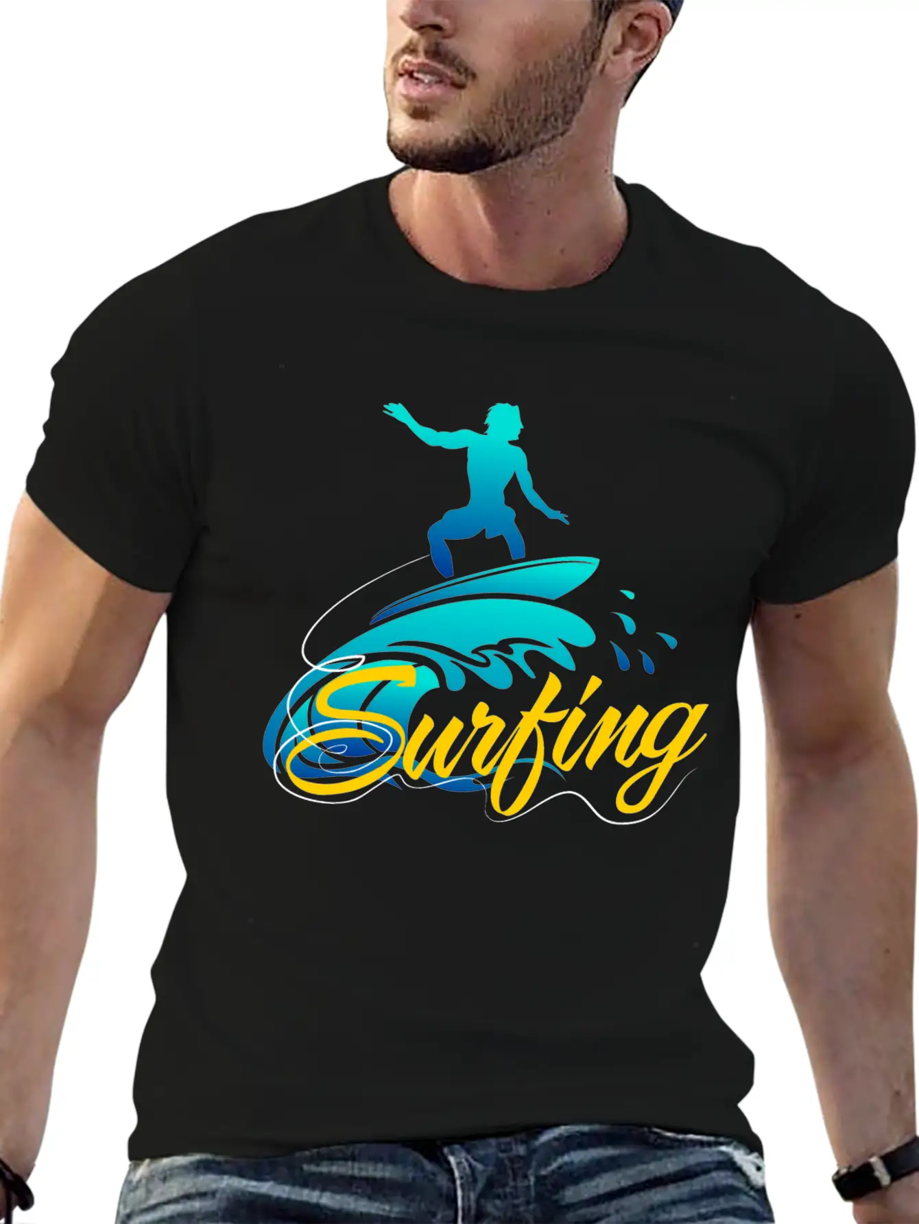 Surfing Timeless Short Sleeve Tee – Comfy And Minimalist Design