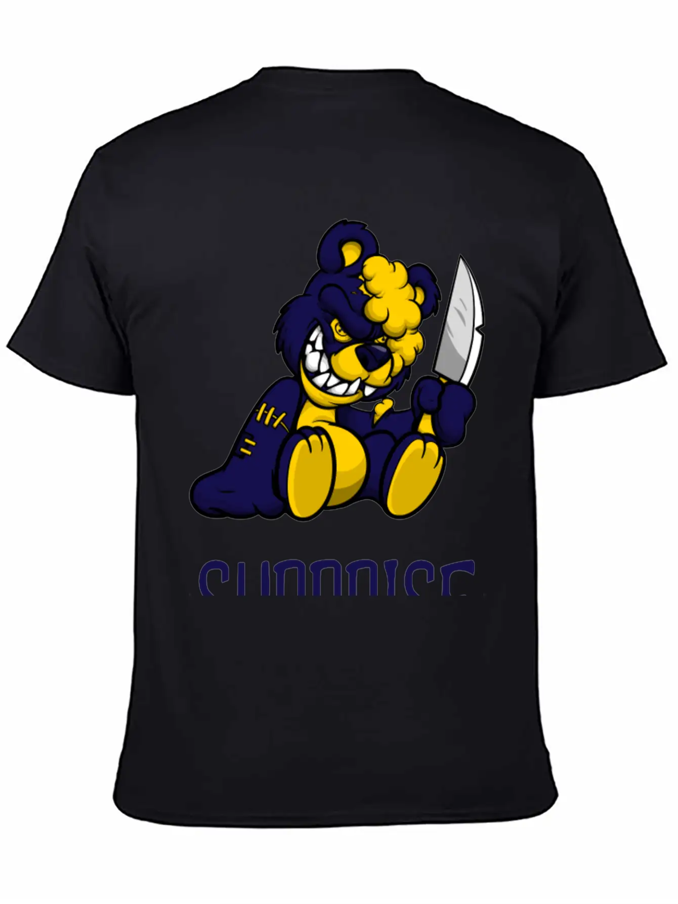 Surprise Scary Teddy Bear Basic Graphic T-Shirt – Daily Comfort In Soft Cotton