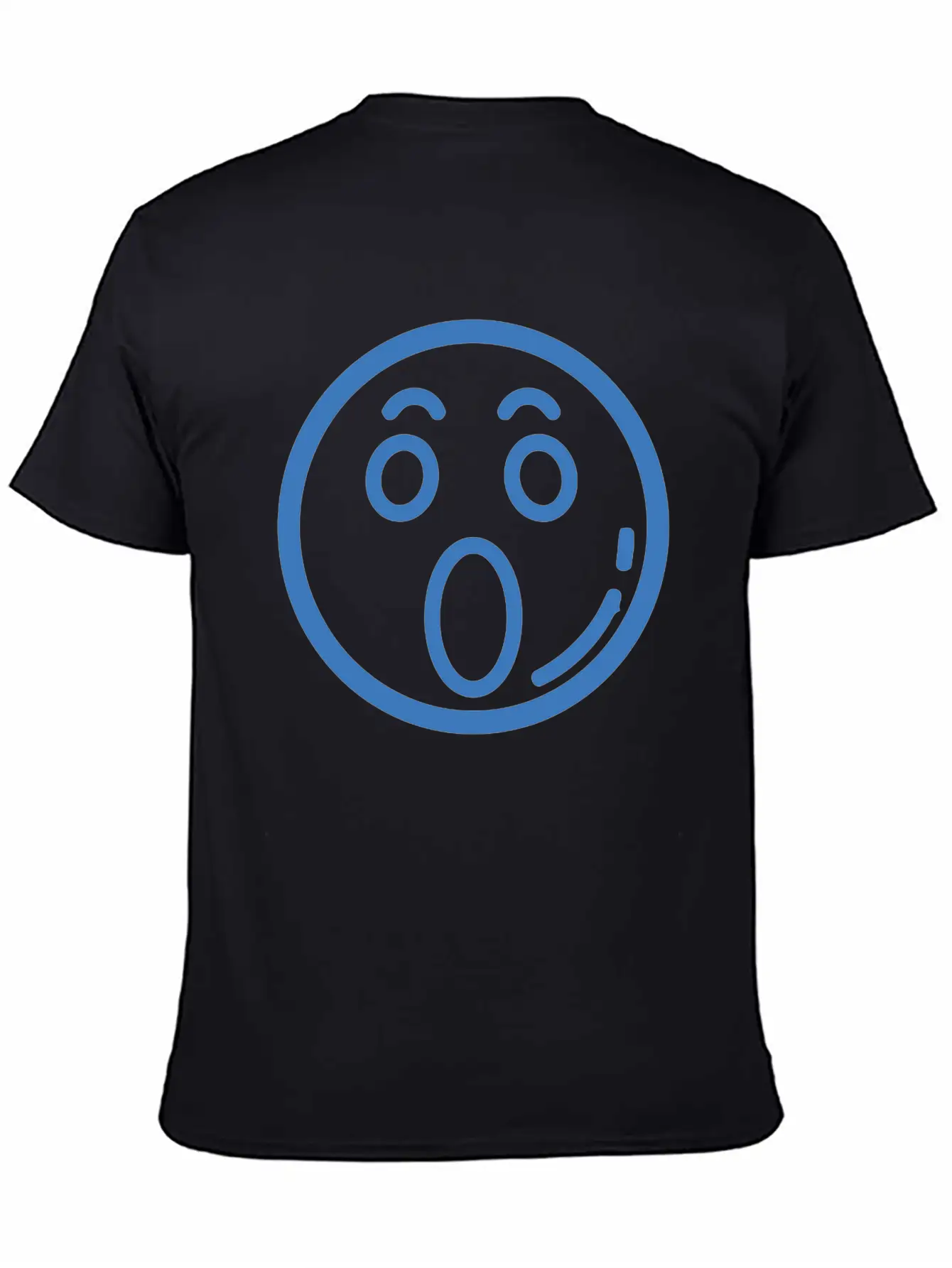 Surprised Face Funny Comfortable Minimalist Graphic Tee – Summer Style Essential