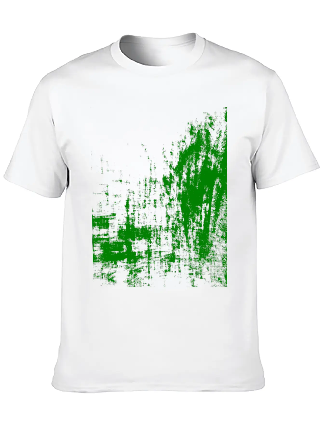 Surreal Art Green Unisex Short Sleeve Soft Cotton T-Shirt – Casual Everyday Wear