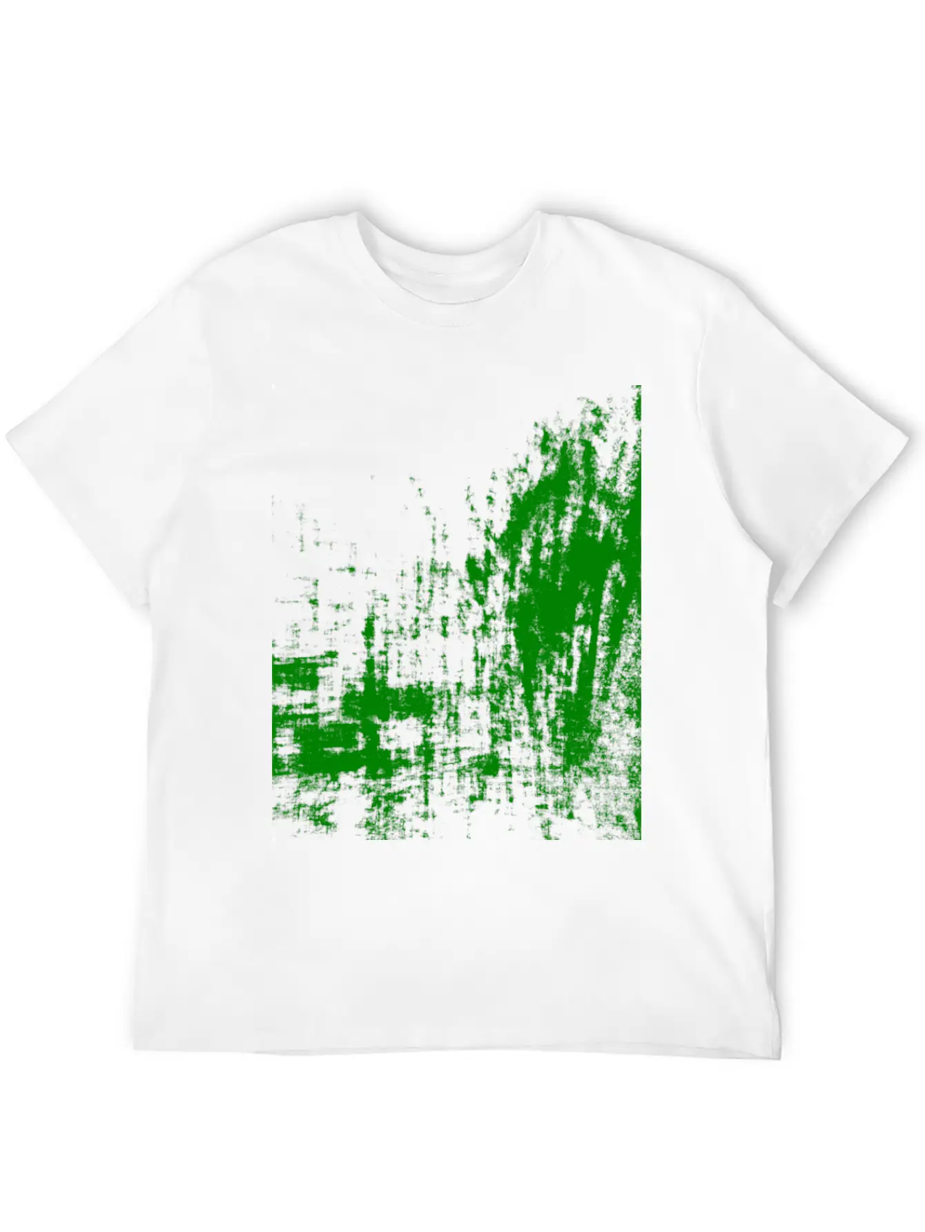 Surreal Art Green Unisex Short Sleeve Soft Cotton T-Shirt – Casual Everyday Wear