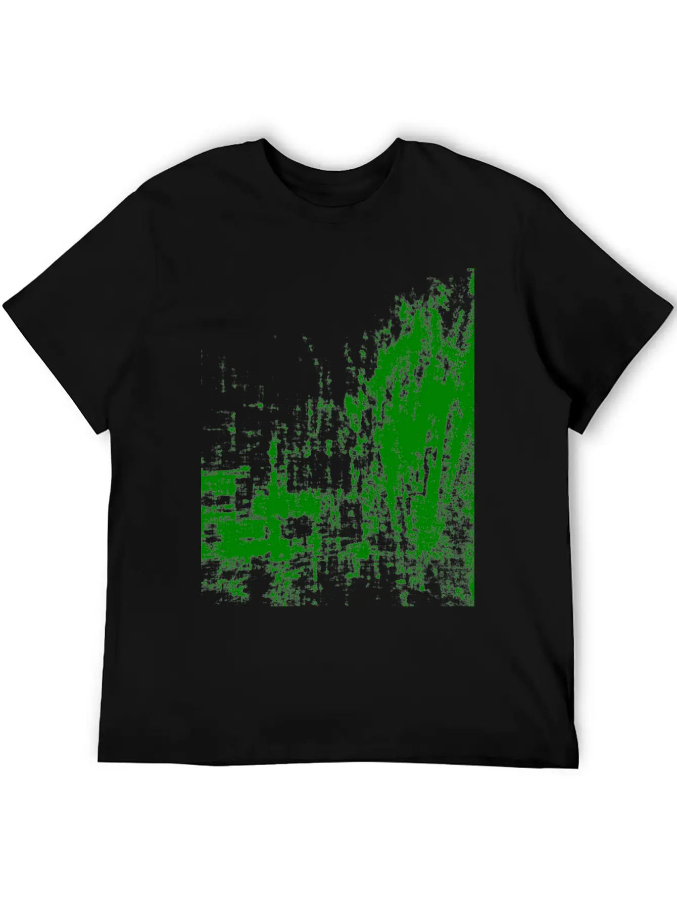Surreal Art Green Unisex Short Sleeve Soft Cotton T-Shirt – Casual Everyday Wear