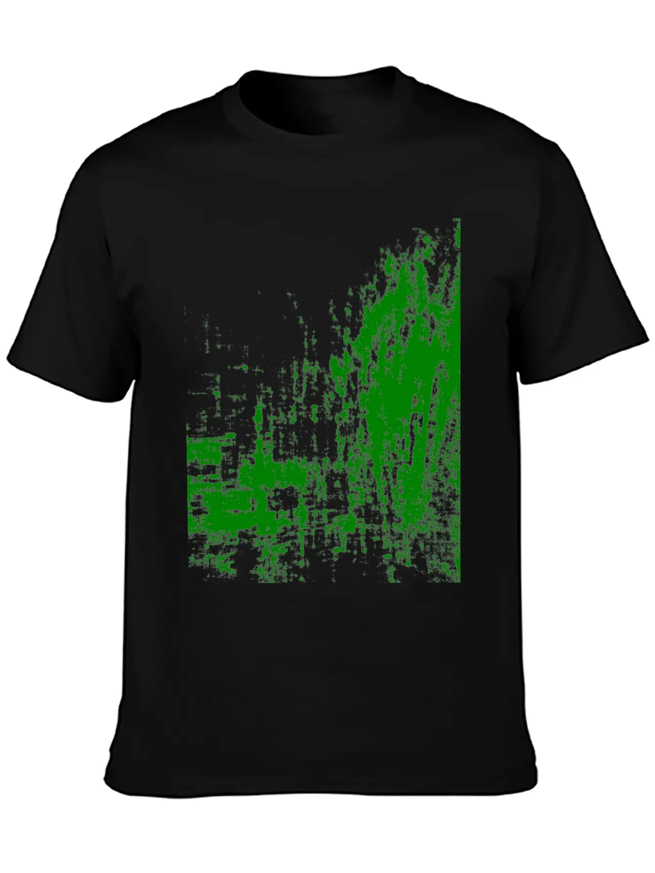Surreal Art Green Unisex Short Sleeve Soft Cotton T-Shirt – Casual Everyday Wear
