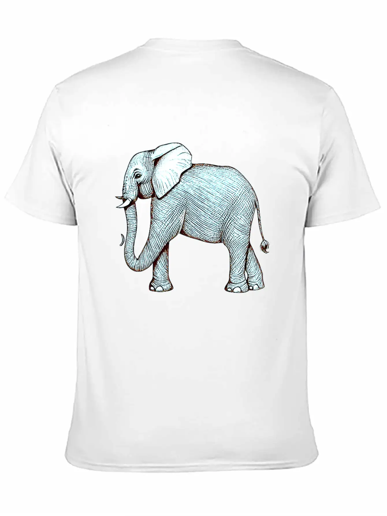 Surrealephant - Surreal Elephant Illustration Basic Graphic T-Shirt – Daily Comfort In Soft Cotton