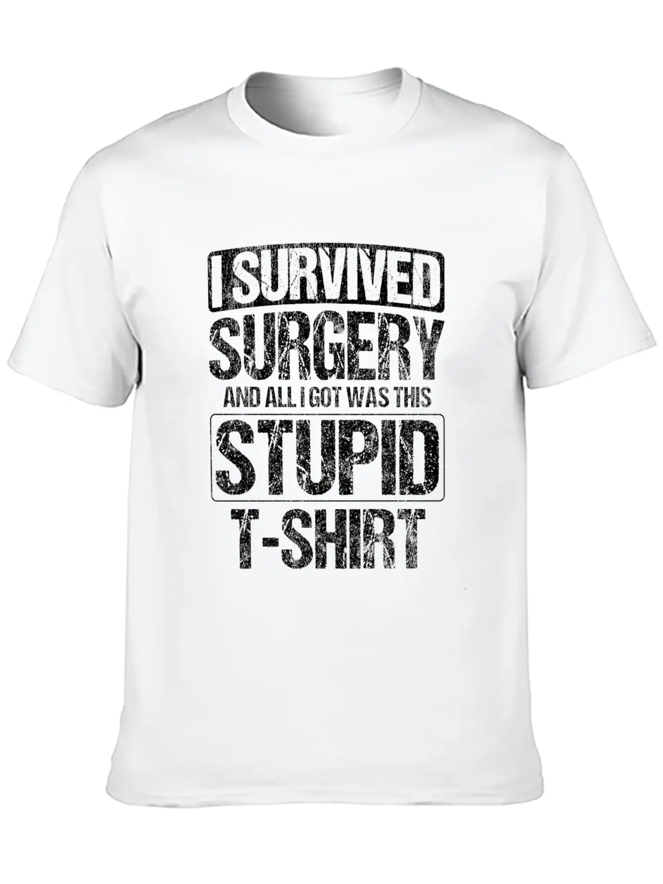 Survived Neck Surgery All I Got Was This Stupid Unisex Casual T-Shirt – Clean Design For Daily Comfort