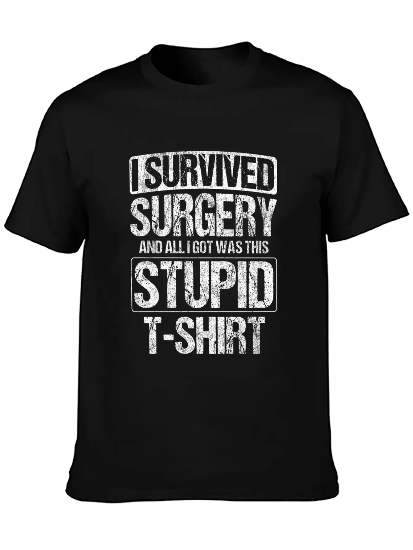Survived Neck Surgery All I Got Was This Stupid Unisex Casual T-Shirt – Clean Design For Daily Comfort