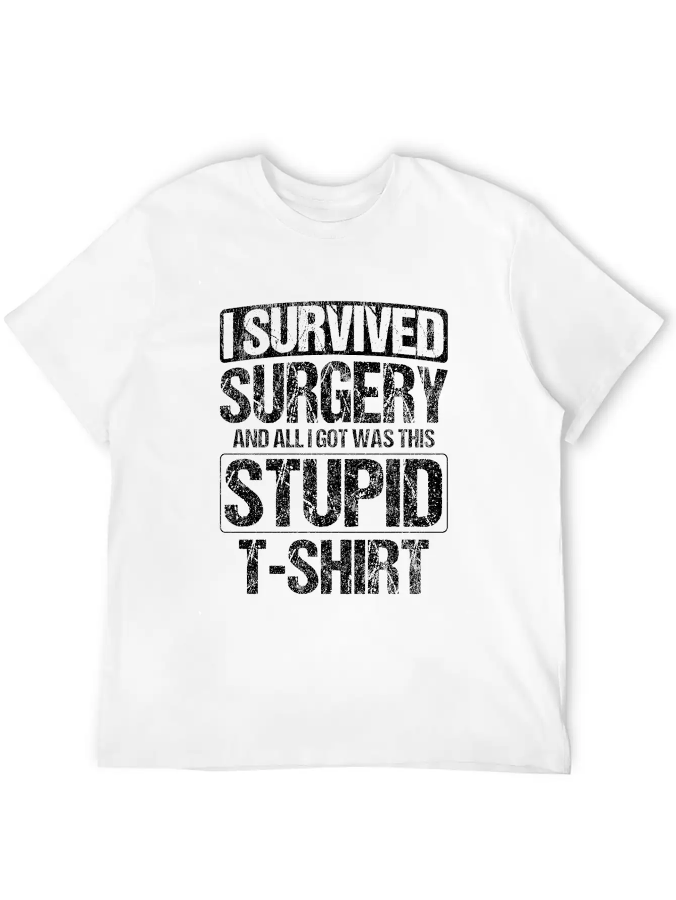 Survived Neck Surgery All I Got Was This Stupid Unisex Casual T-Shirt – Clean Design For Daily Comfort
