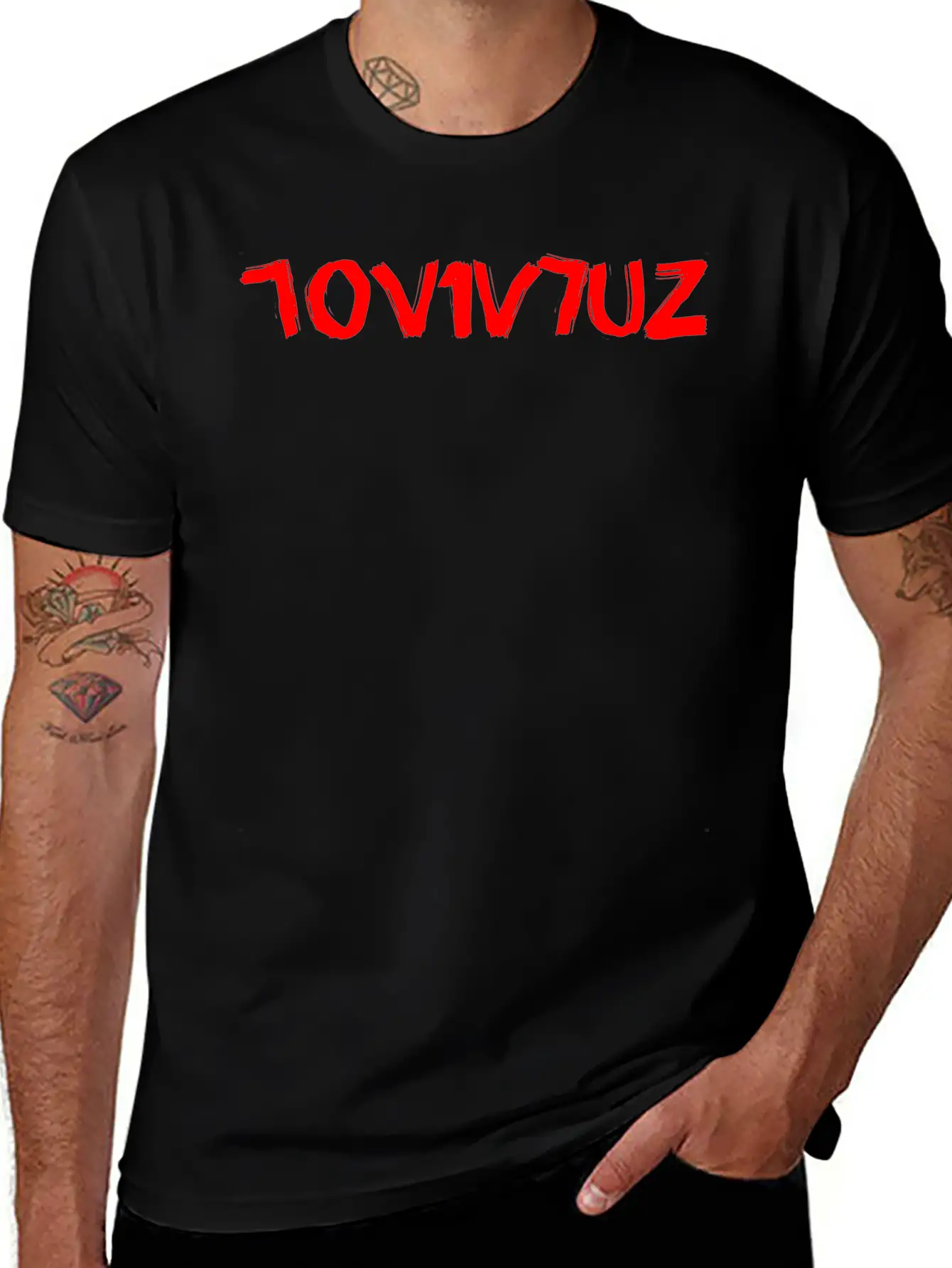 Survivor - Painted Characters (Red) Unisex Short Sleeve Soft Cotton T-Shirt – Casual Everyday Wear