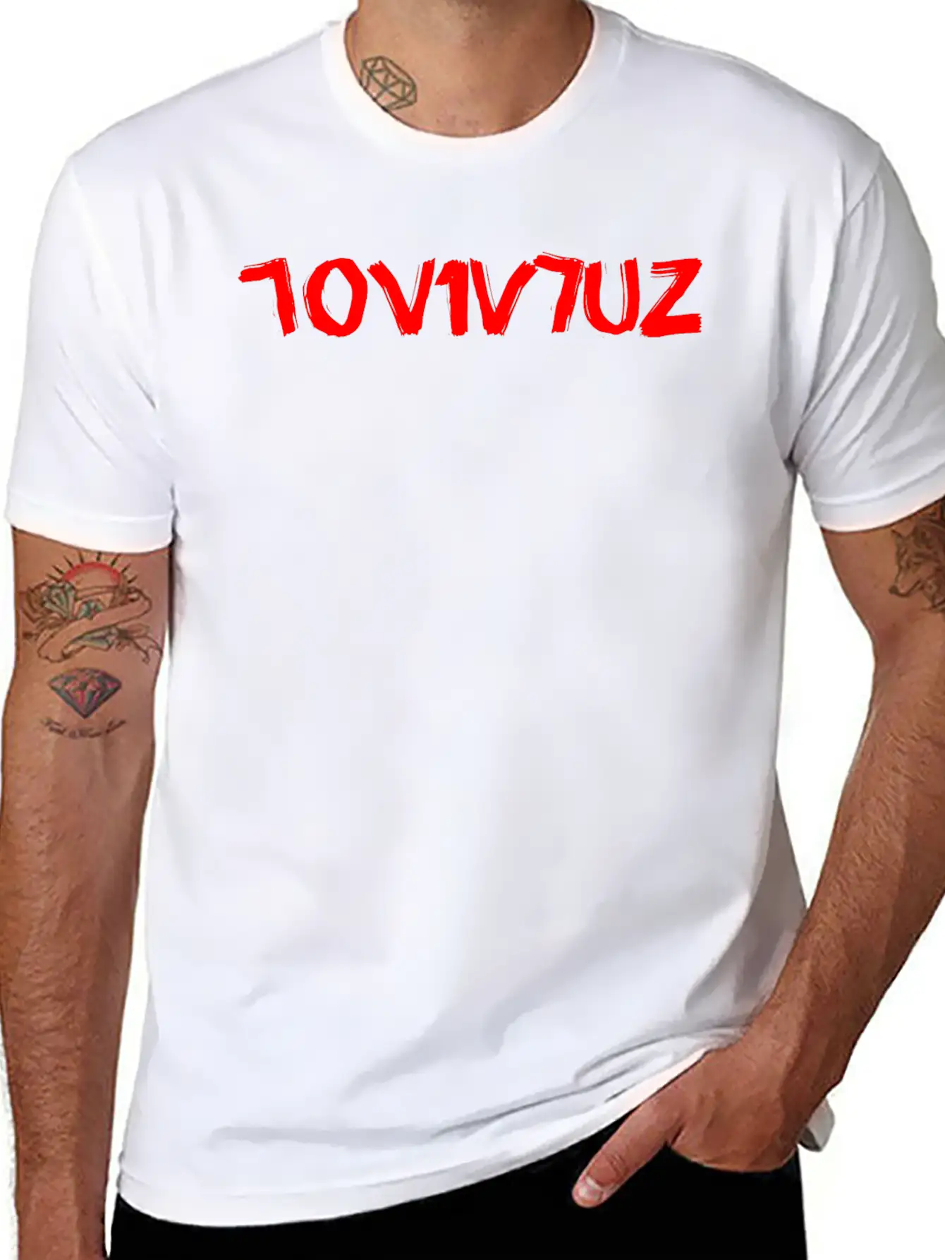 Survivor - Painted Characters (Red) Unisex Short Sleeve Soft Cotton T-Shirt – Casual Everyday Wear