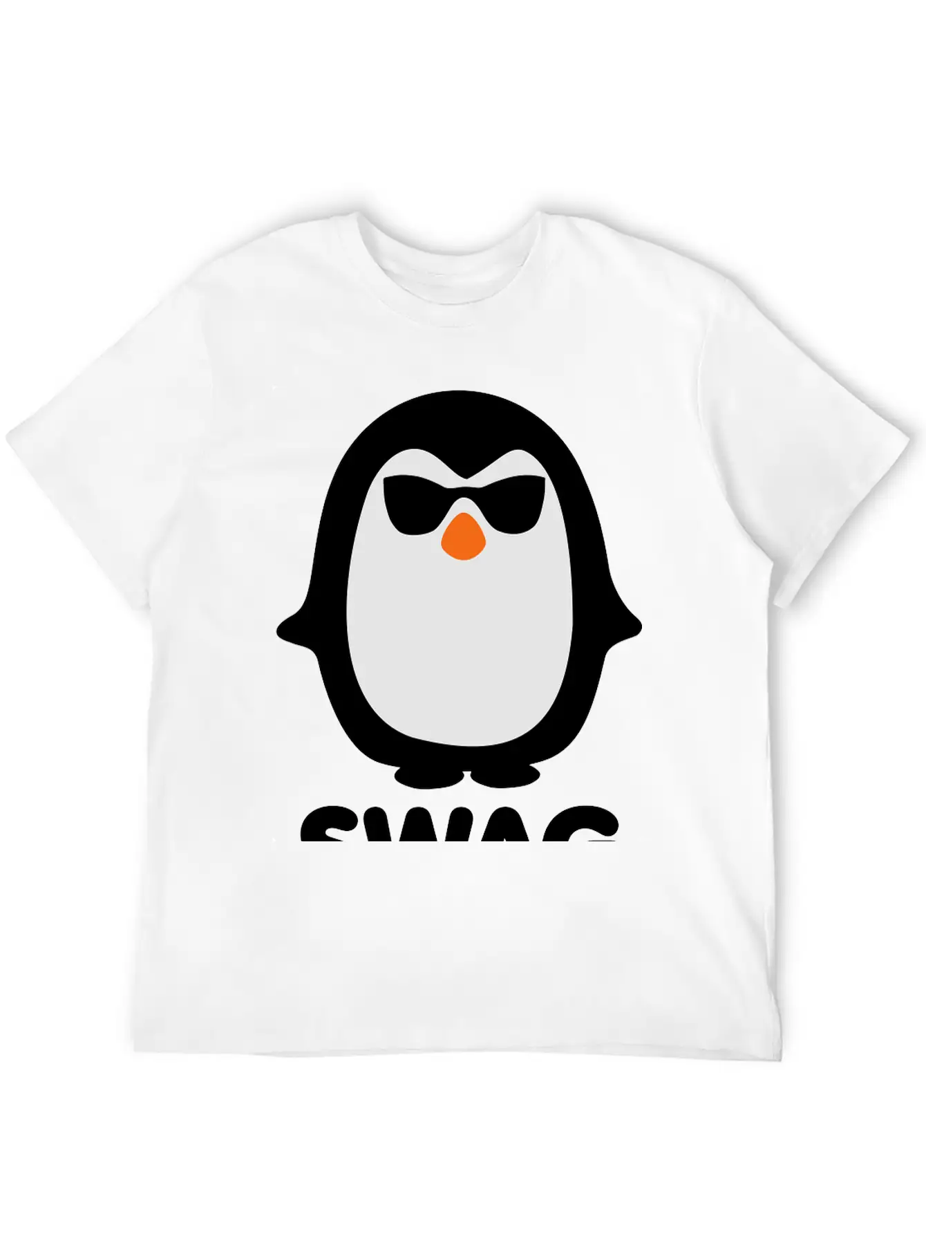 SWAG Pinguin Basic Graphic T-Shirt – Daily Comfort In Soft Cotton