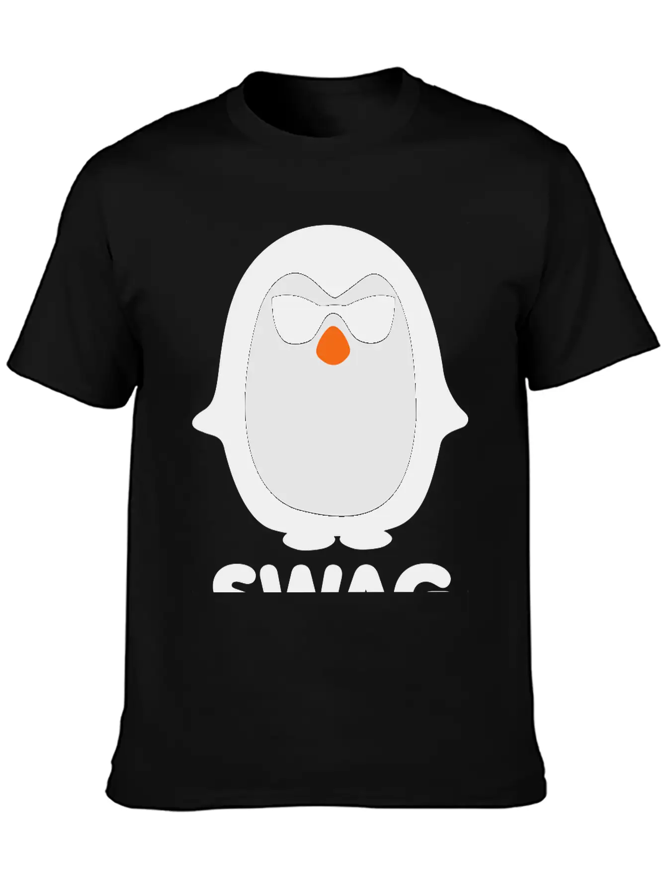 SWAG Pinguin Basic Graphic T-Shirt – Daily Comfort In Soft Cotton