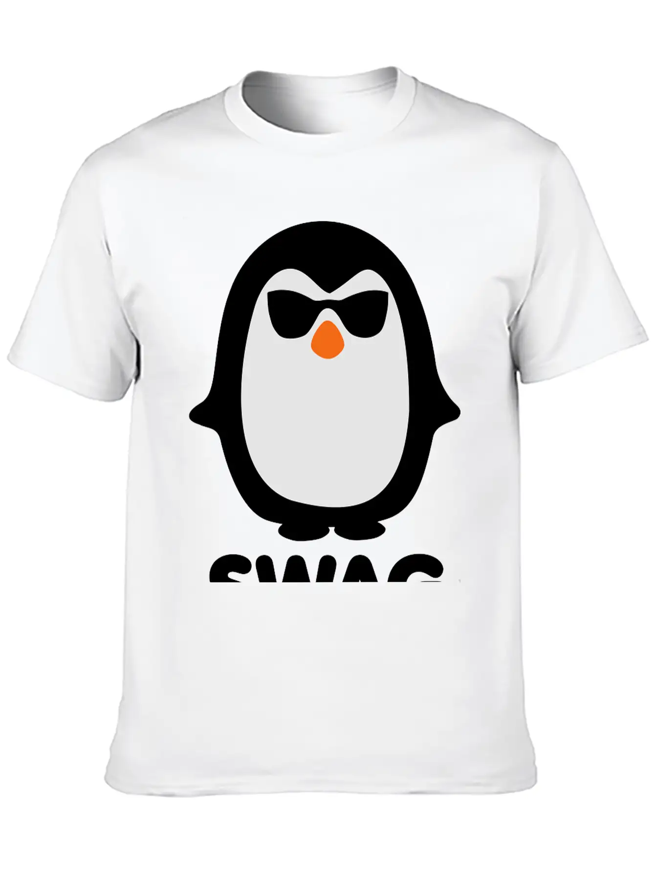 SWAG Pinguin Basic Graphic T-Shirt – Daily Comfort In Soft Cotton