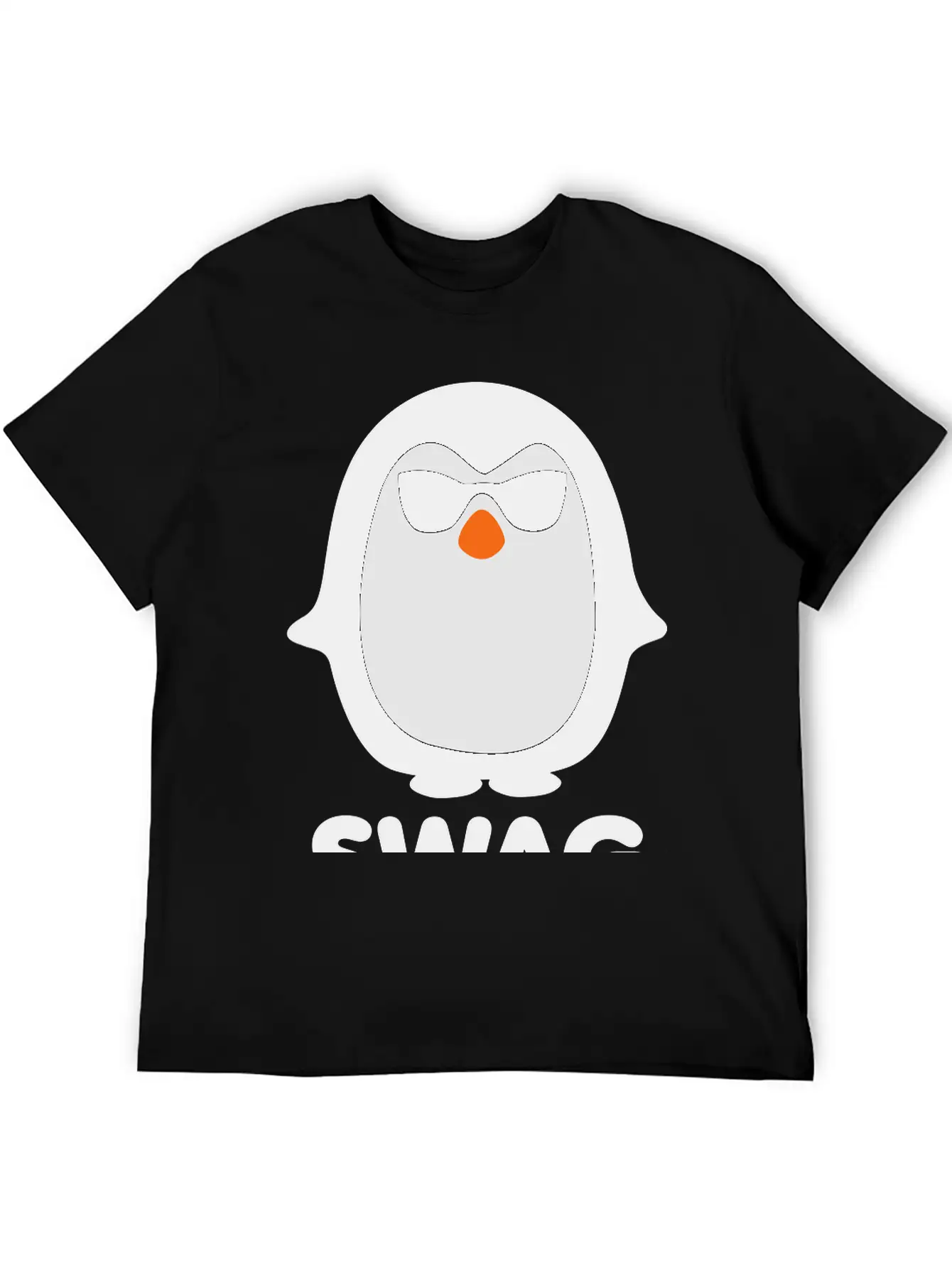 SWAG Pinguin Basic Graphic T-Shirt – Daily Comfort In Soft Cotton