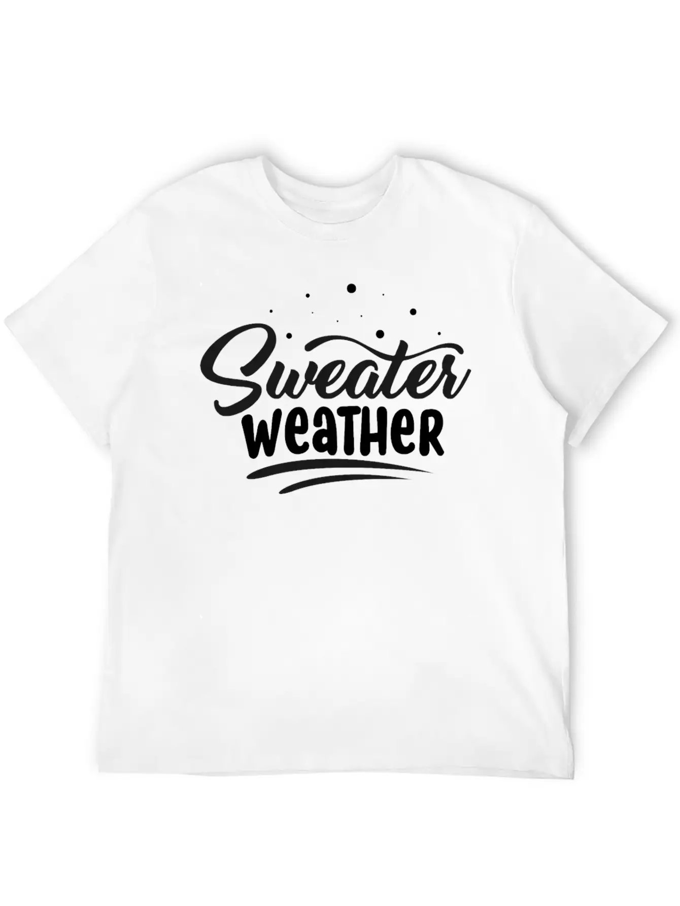Sweater Weather Christmas Holiday Season Unisex Short Sleeve Soft Cotton T-Shirt – Casual Everyday Wear