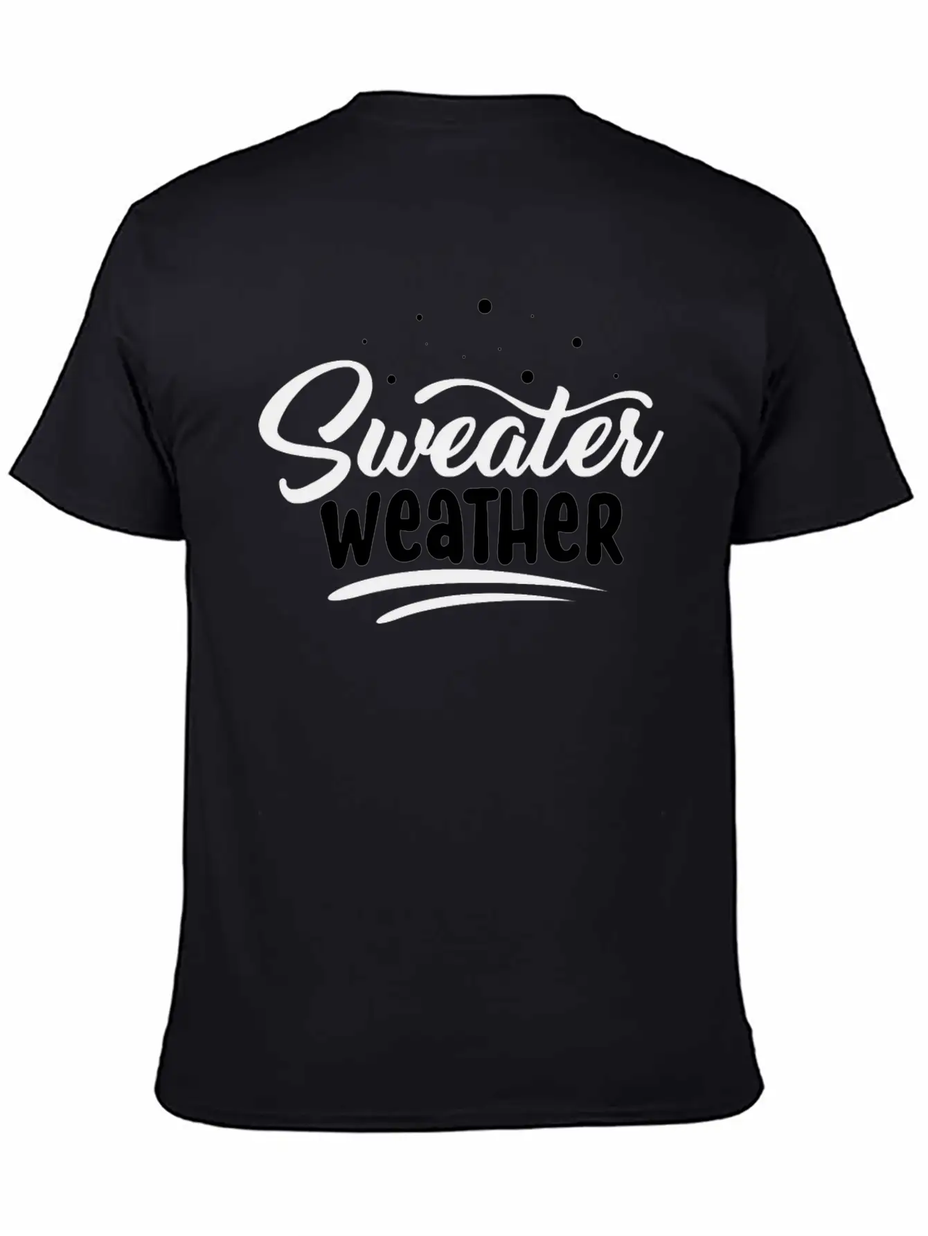Sweater Weather Christmas Holiday Season Unisex Short Sleeve Soft Cotton T-Shirt – Casual Everyday Wear