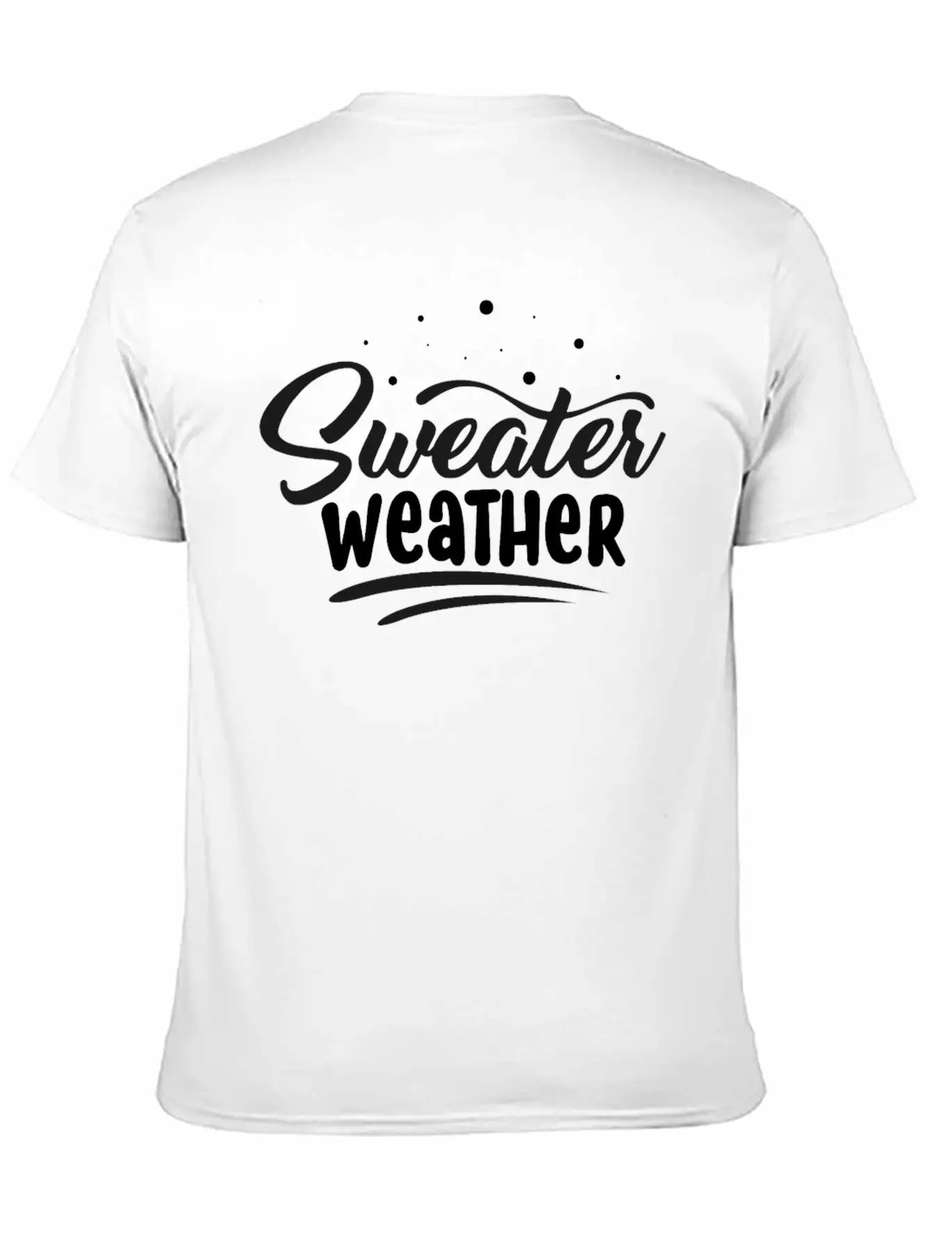 Sweater Weather Christmas Holiday Season Unisex Short Sleeve Soft Cotton T-Shirt – Casual Everyday Wear