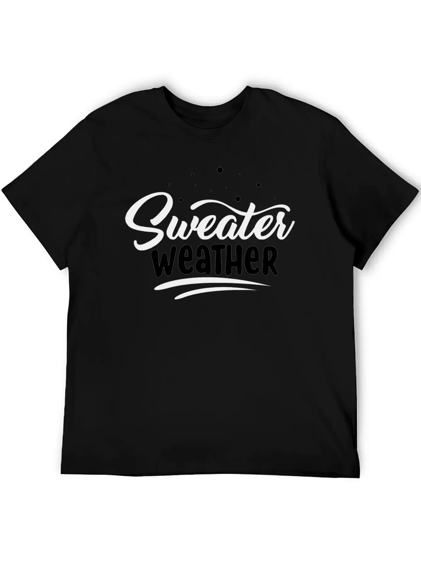Sweater Weather Christmas Holiday Season Unisex Short Sleeve Soft Cotton T-Shirt – Casual Everyday Wear