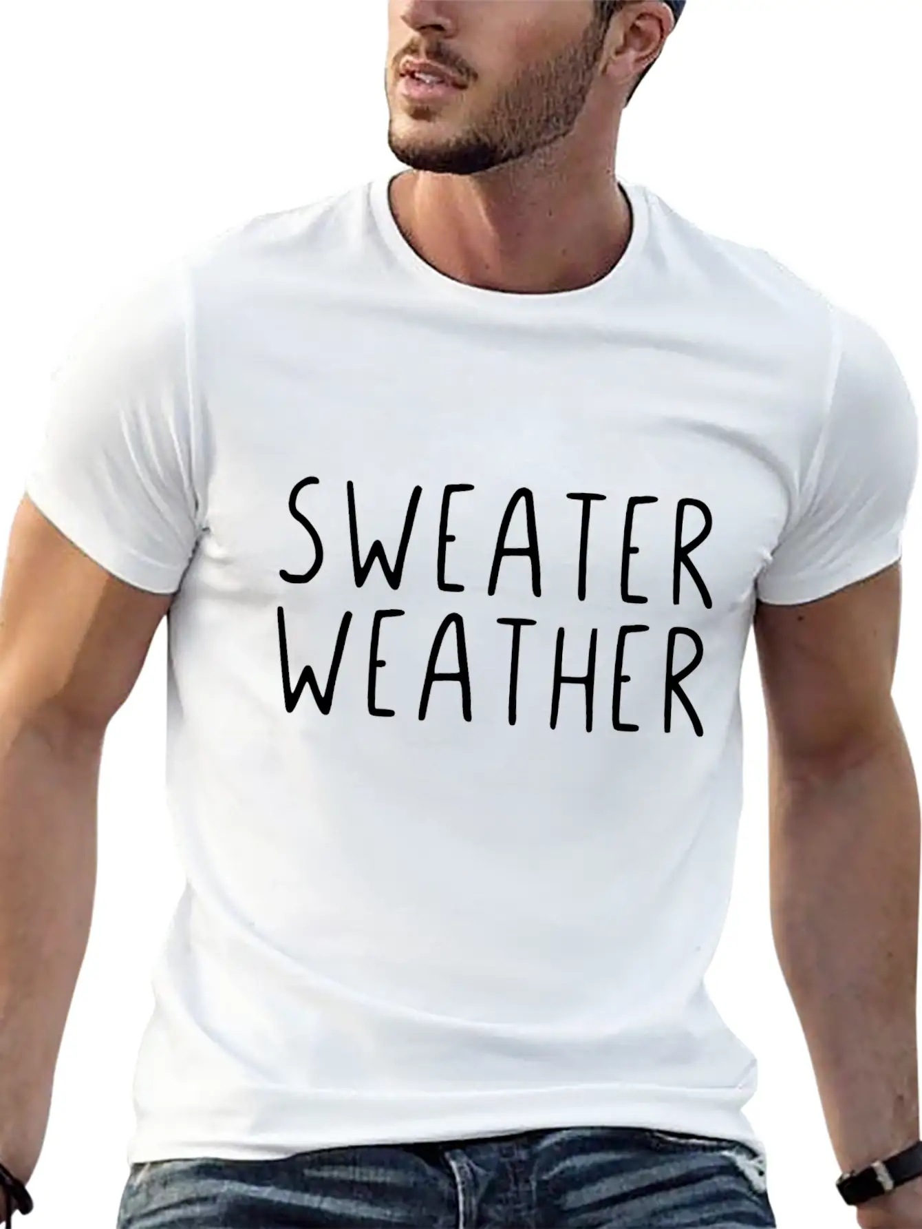 Sweater Weather Unisex Short Sleeve Soft Cotton T-Shirt – Casual Everyday Wear