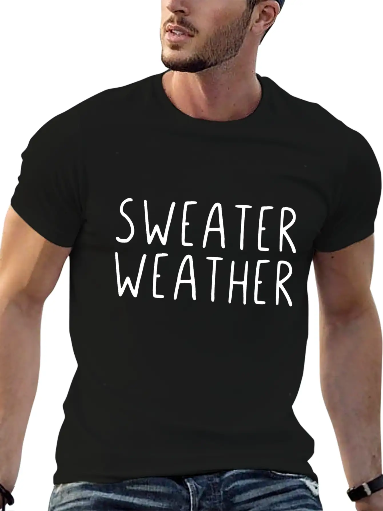 Sweater Weather Unisex Short Sleeve Soft Cotton T-Shirt – Casual Everyday Wear