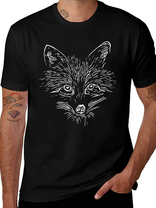 Sweet Fox Face Stylish Everyday T-Shirt – Unisex Basic Cotton Tee