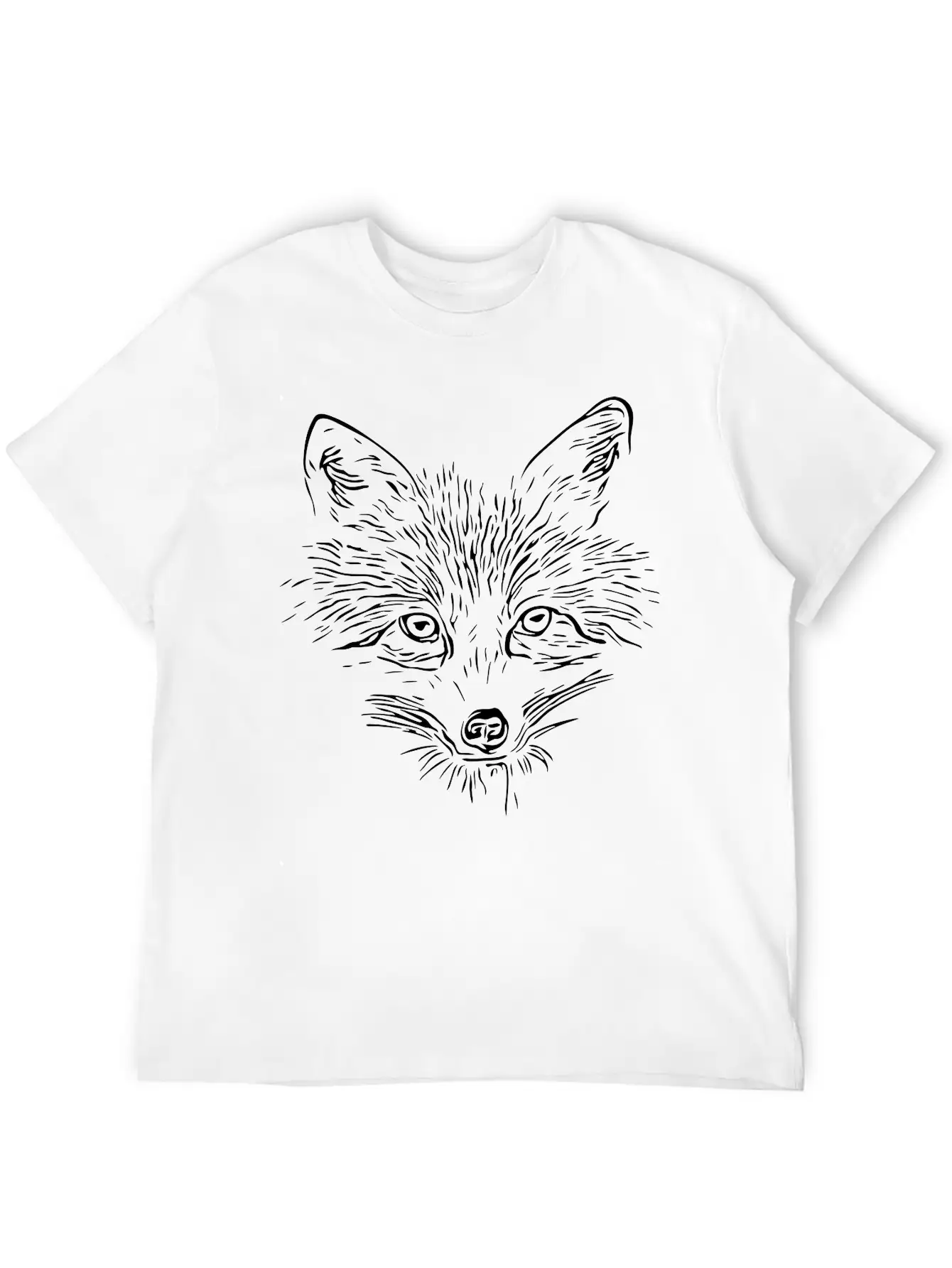 Sweet Fox Face Stylish Everyday T-Shirt – Unisex Basic Cotton Tee