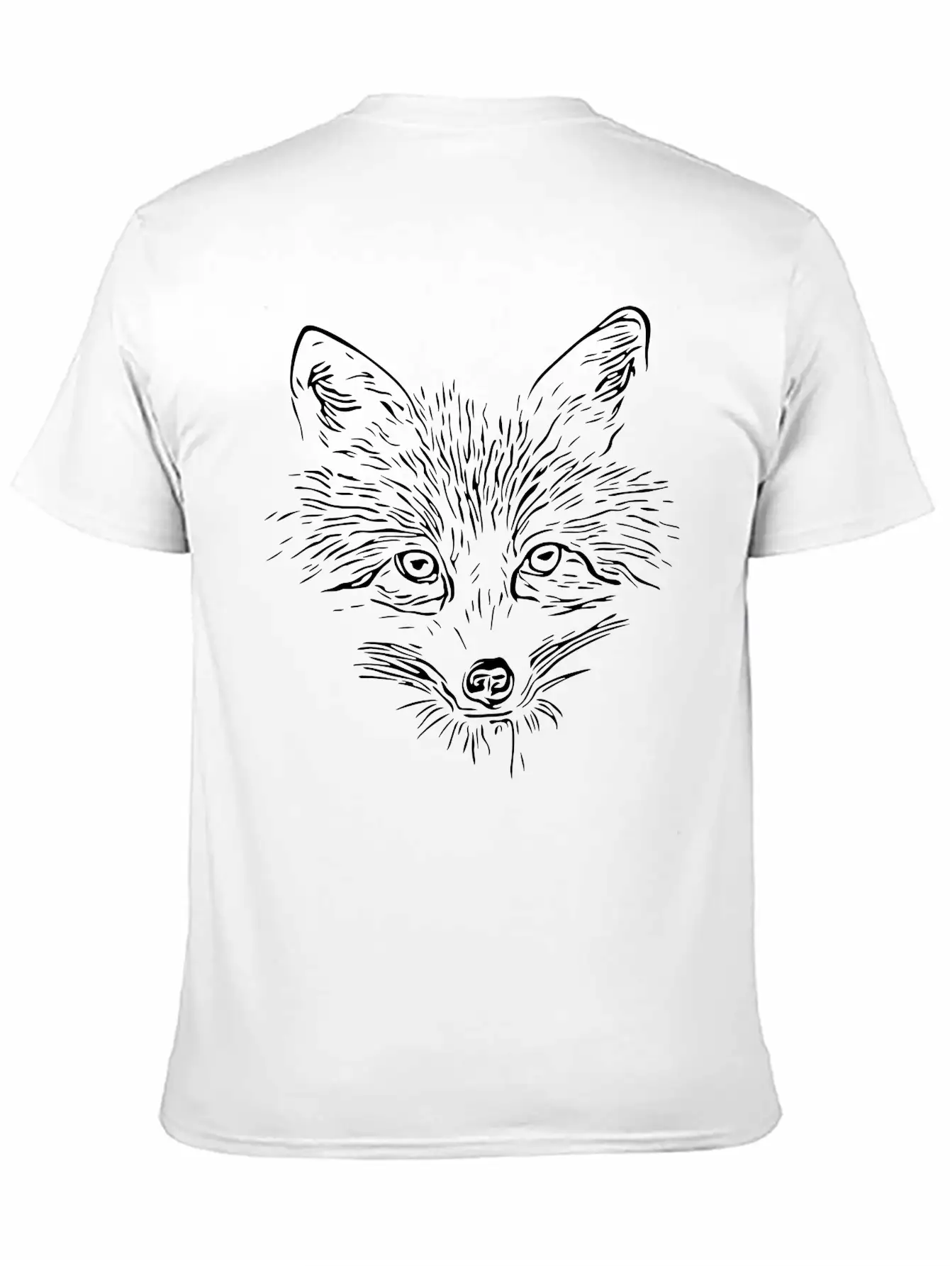 Sweet Fox Face Stylish Everyday T-Shirt – Unisex Basic Cotton Tee