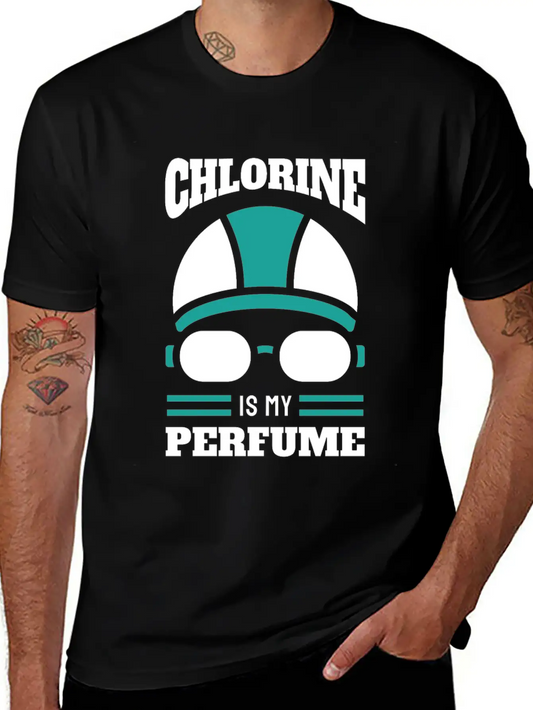 Swimmer Chlorine Is My Perfume Comfortable Minimalist Graphic Tee – Summer Style Essential