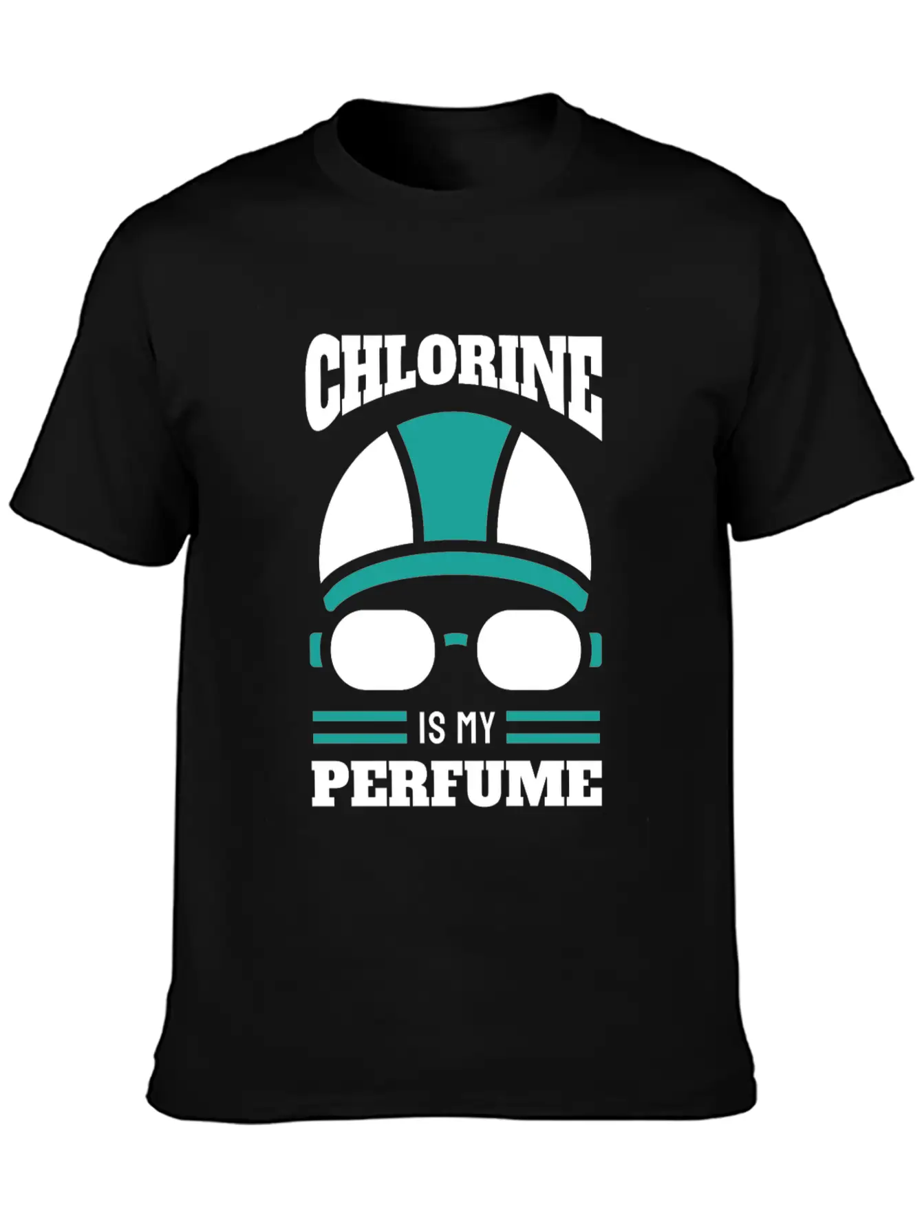 Swimmer Chlorine Is My Perfume Comfortable Minimalist Graphic Tee – Summer Style Essential