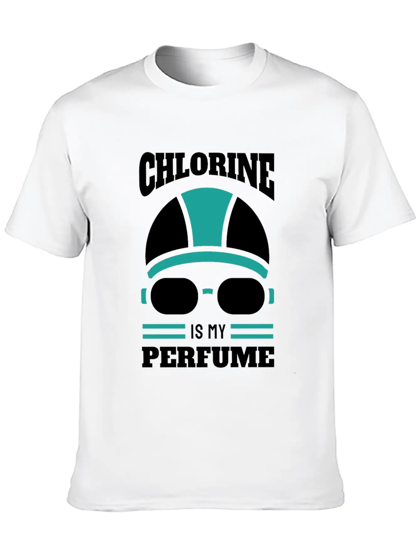 Swimmer Chlorine Is My Perfume Comfortable Minimalist Graphic Tee – Summer Style Essential