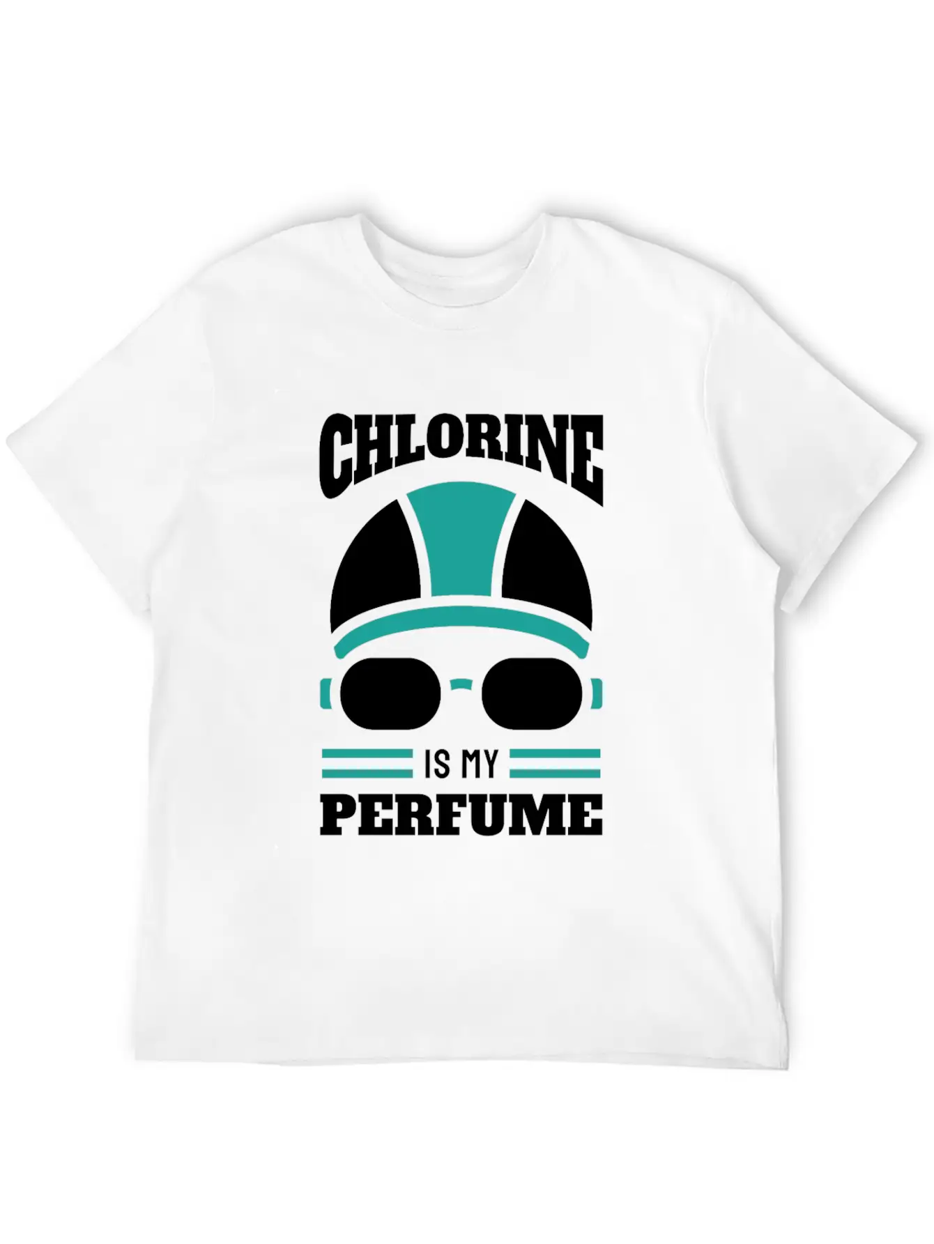 Swimmer Chlorine Is My Perfume Comfortable Minimalist Graphic Tee – Summer Style Essential