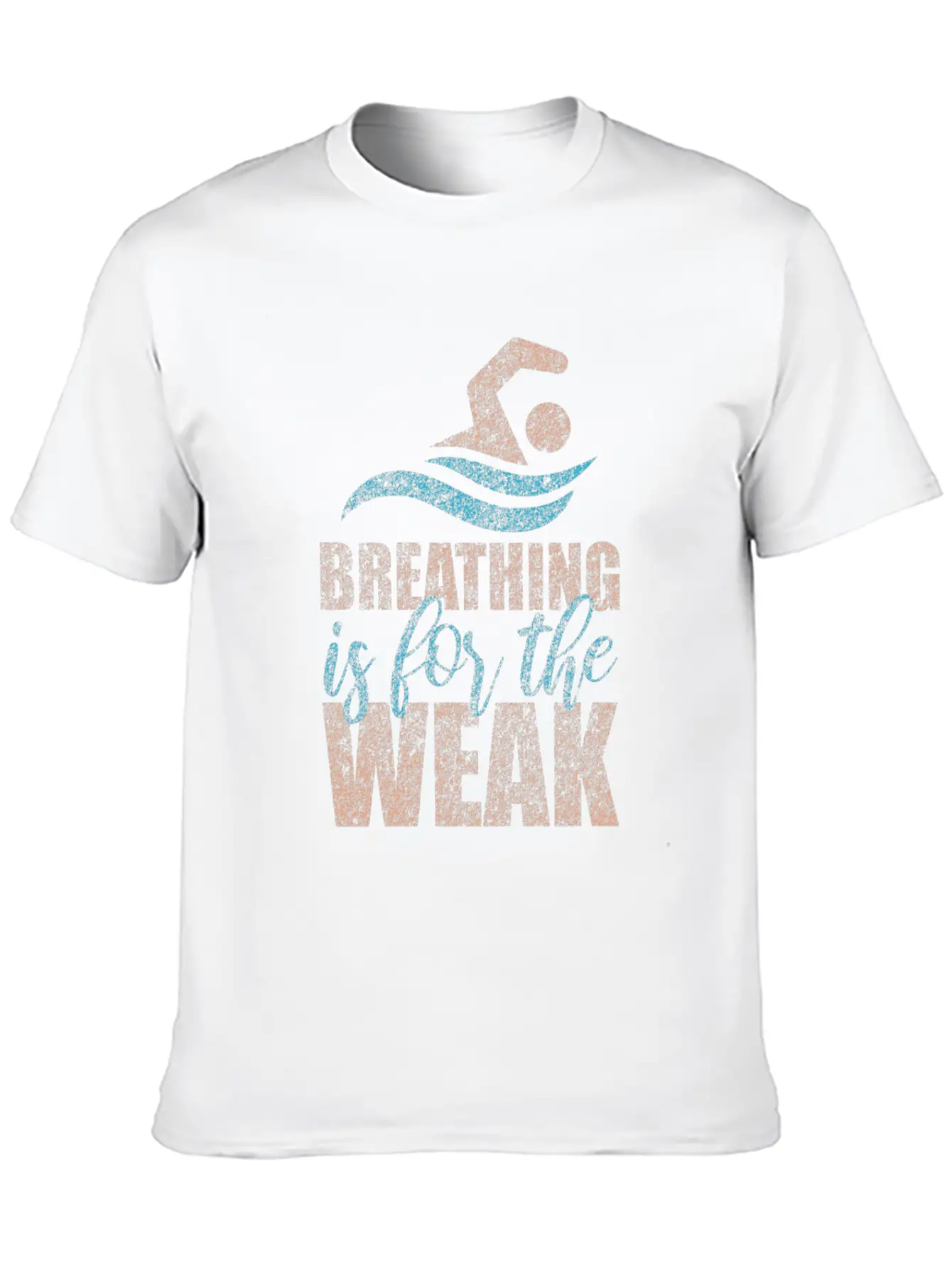 Swimmer Crawl Competition Gift Unisex Short Sleeve Soft Cotton T-Shirt – Casual Everyday Wear