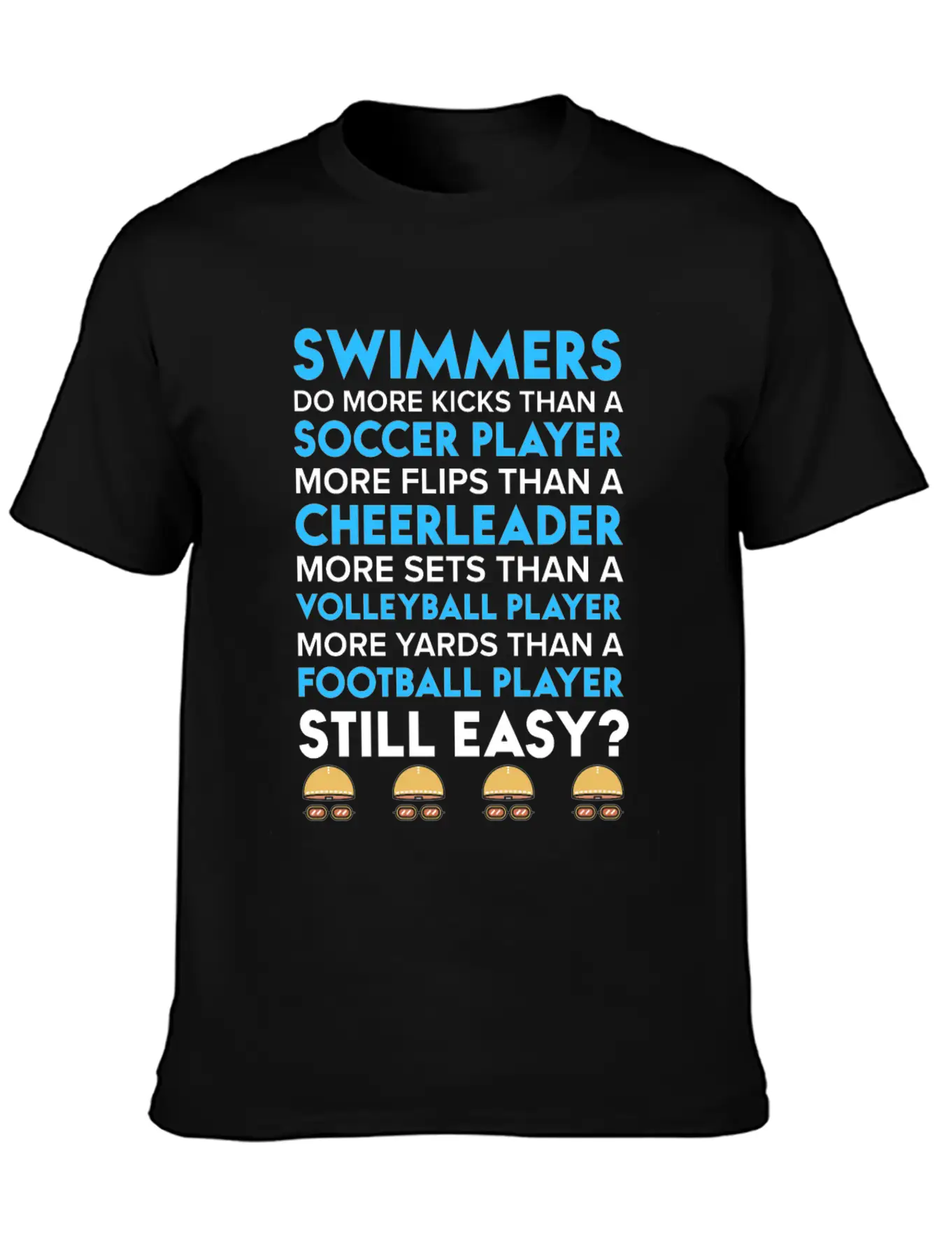 Swimmers Wear Perfume Swim Quote Shirts Unisex Short Sleeve Soft Cotton T-Shirt – Casual Everyday Wear