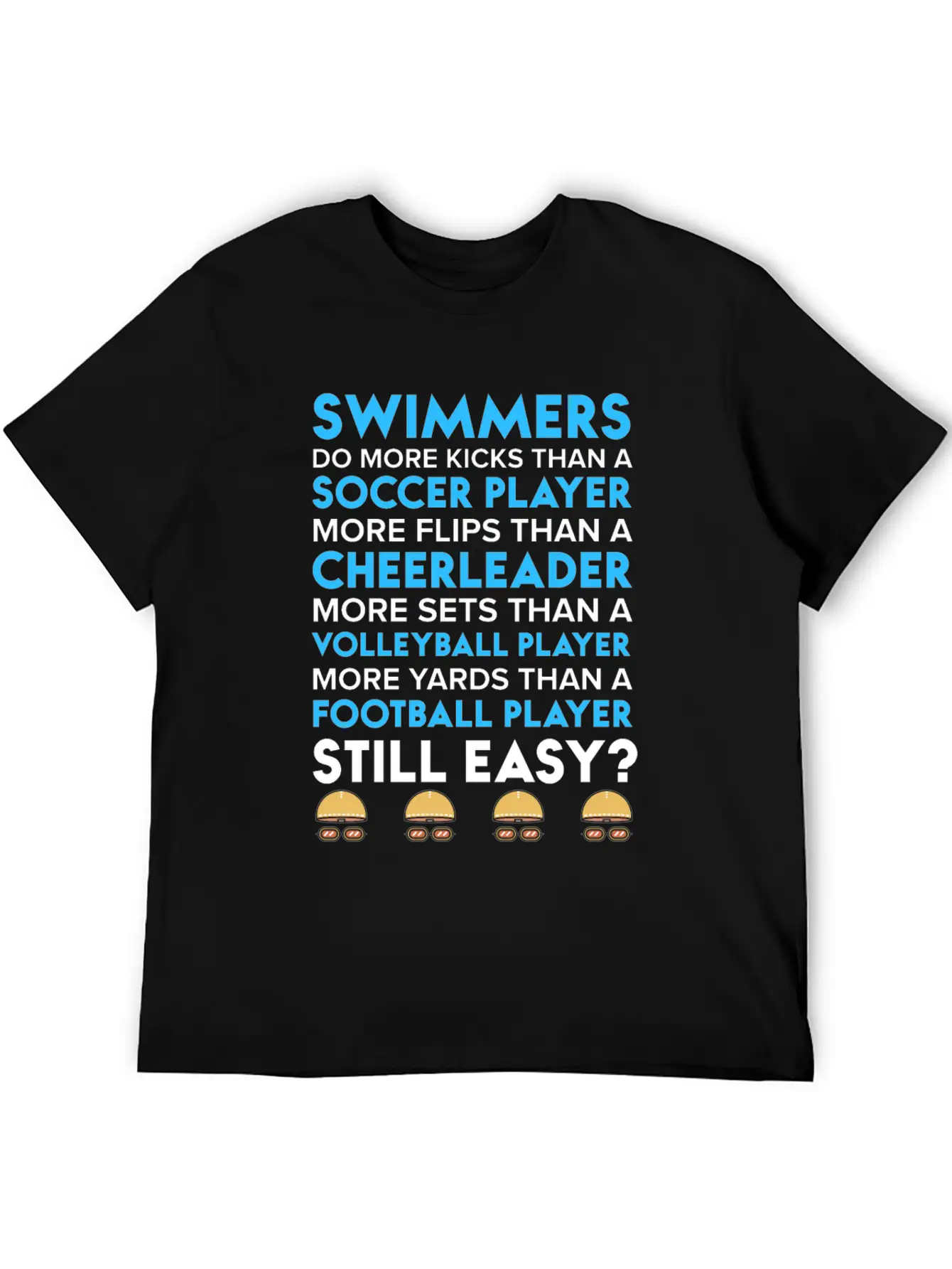 Swimmers Wear Perfume Swim Quote Shirts Unisex Short Sleeve Soft Cotton T-Shirt – Casual Everyday Wear